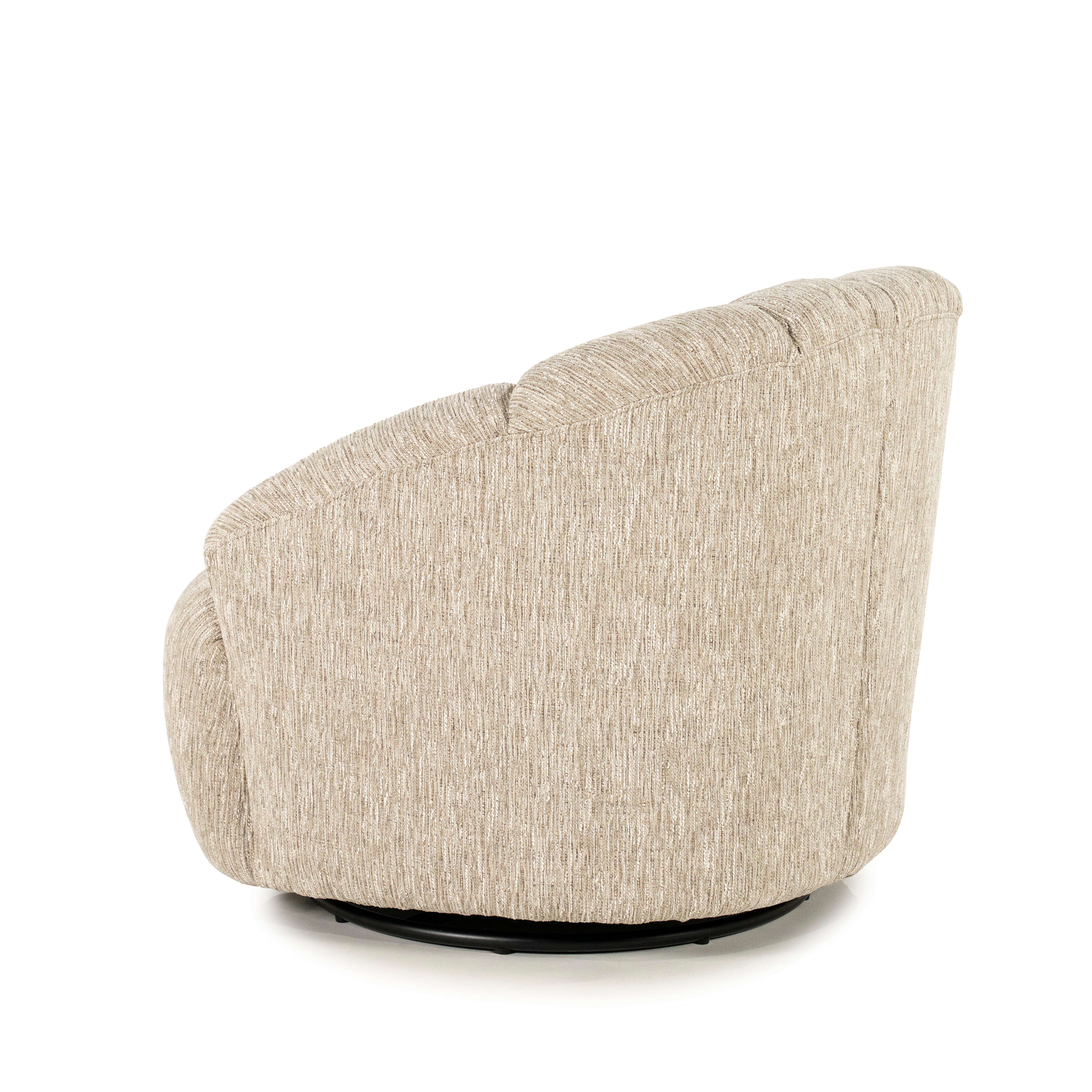 SOGNO taupe swivel armchair