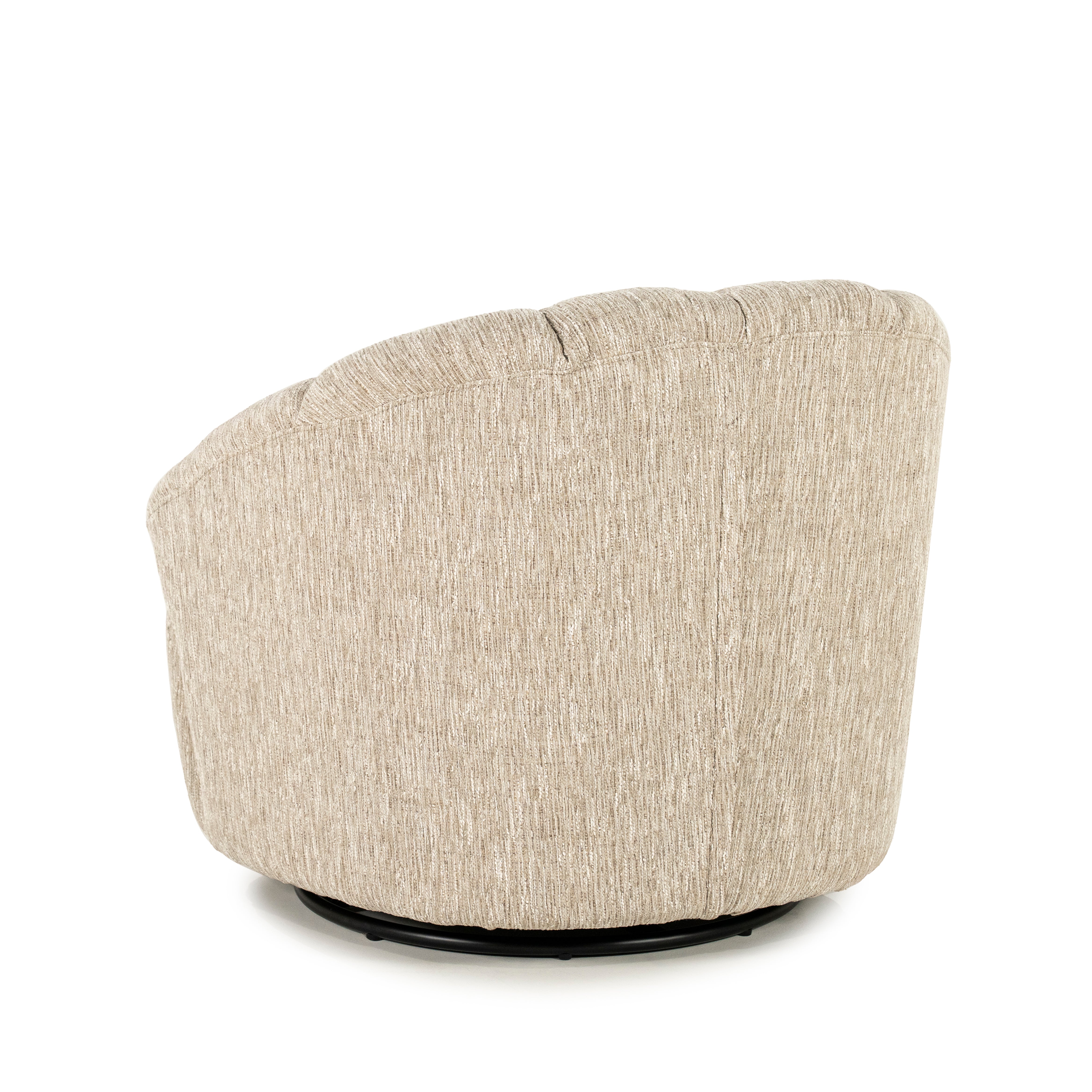 SOGNO taupe swivel armchair