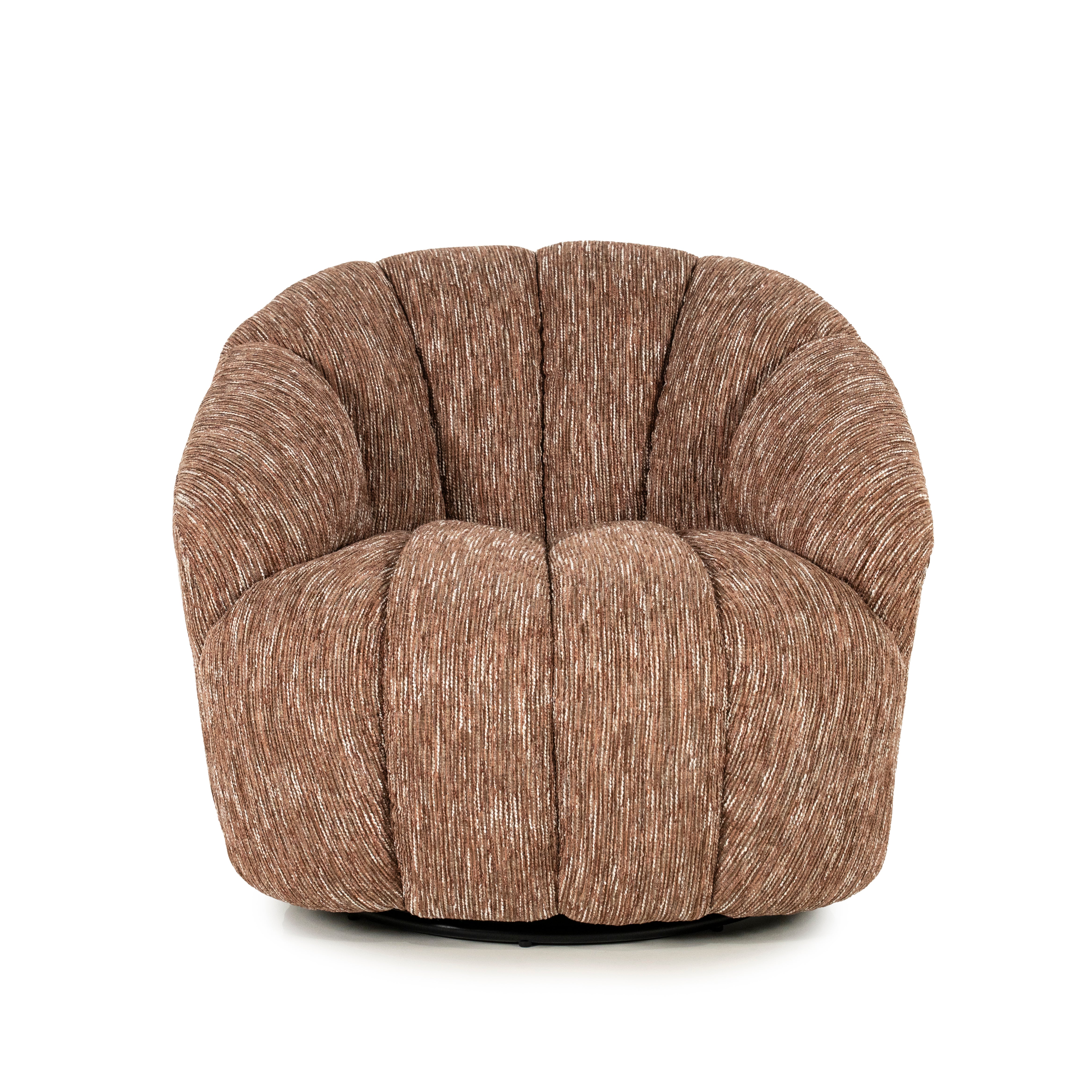 SOGNO Brown Swivel Armchair