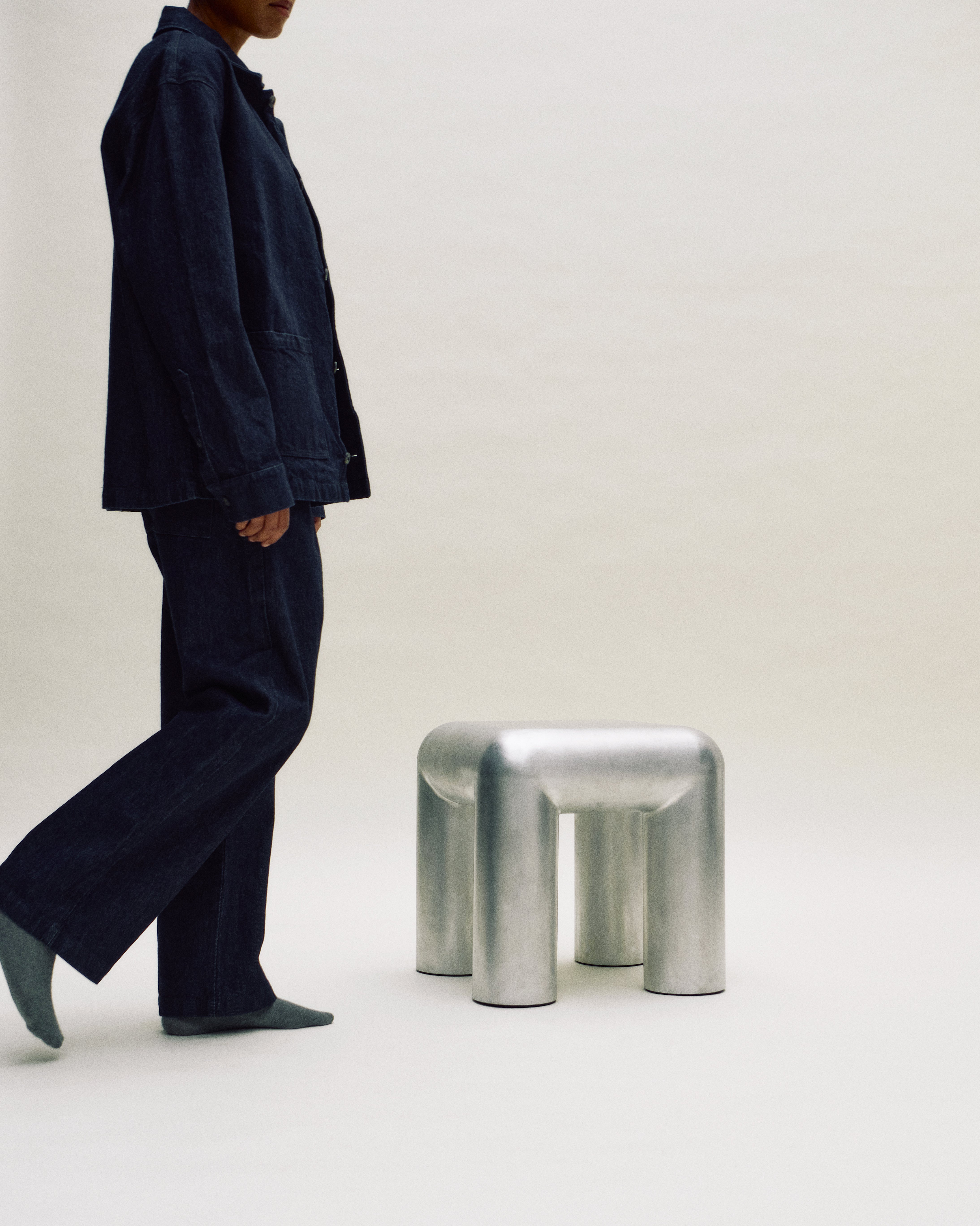 Bijzettafel CUBIO aluminium