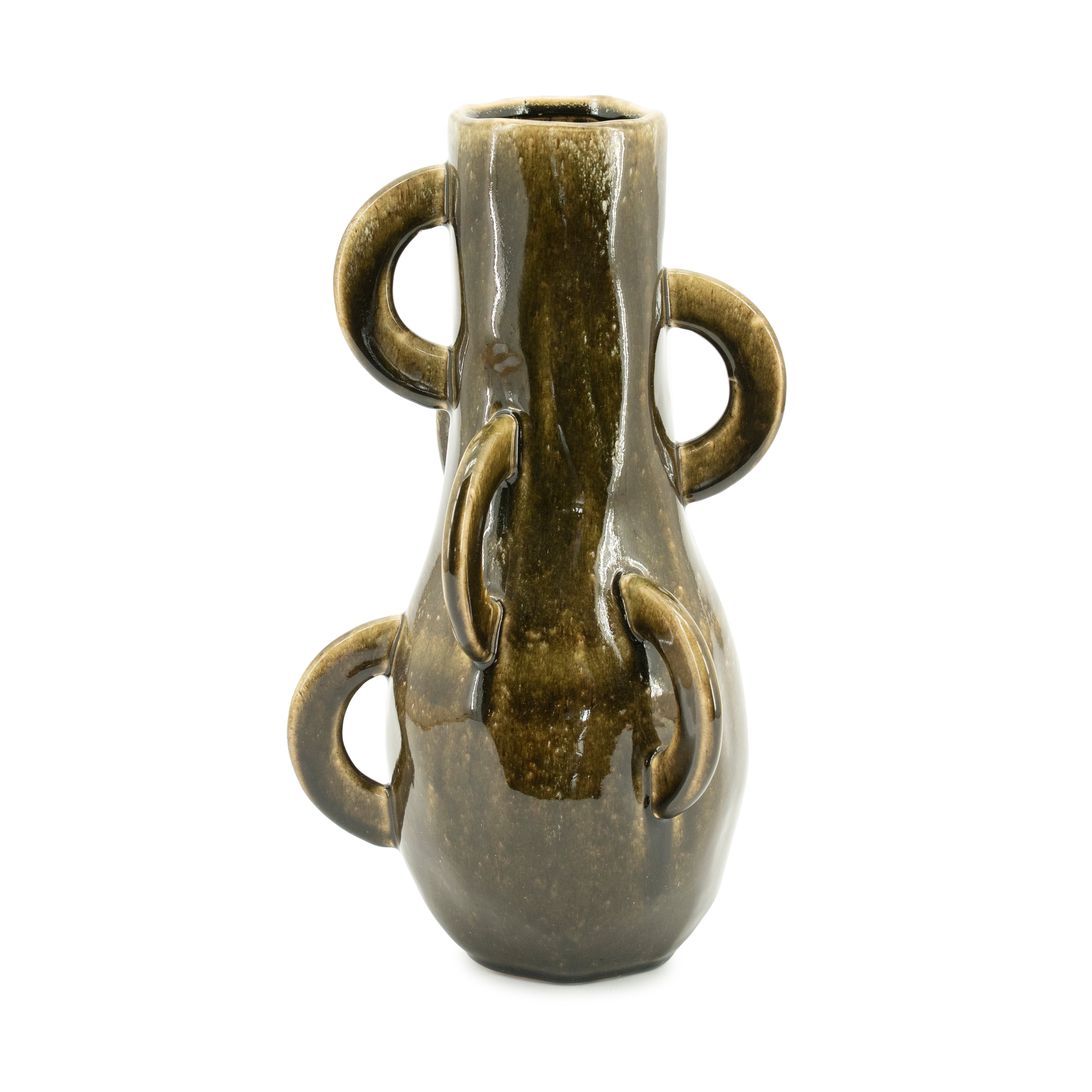 ZAZA Green Stoneware Vase
