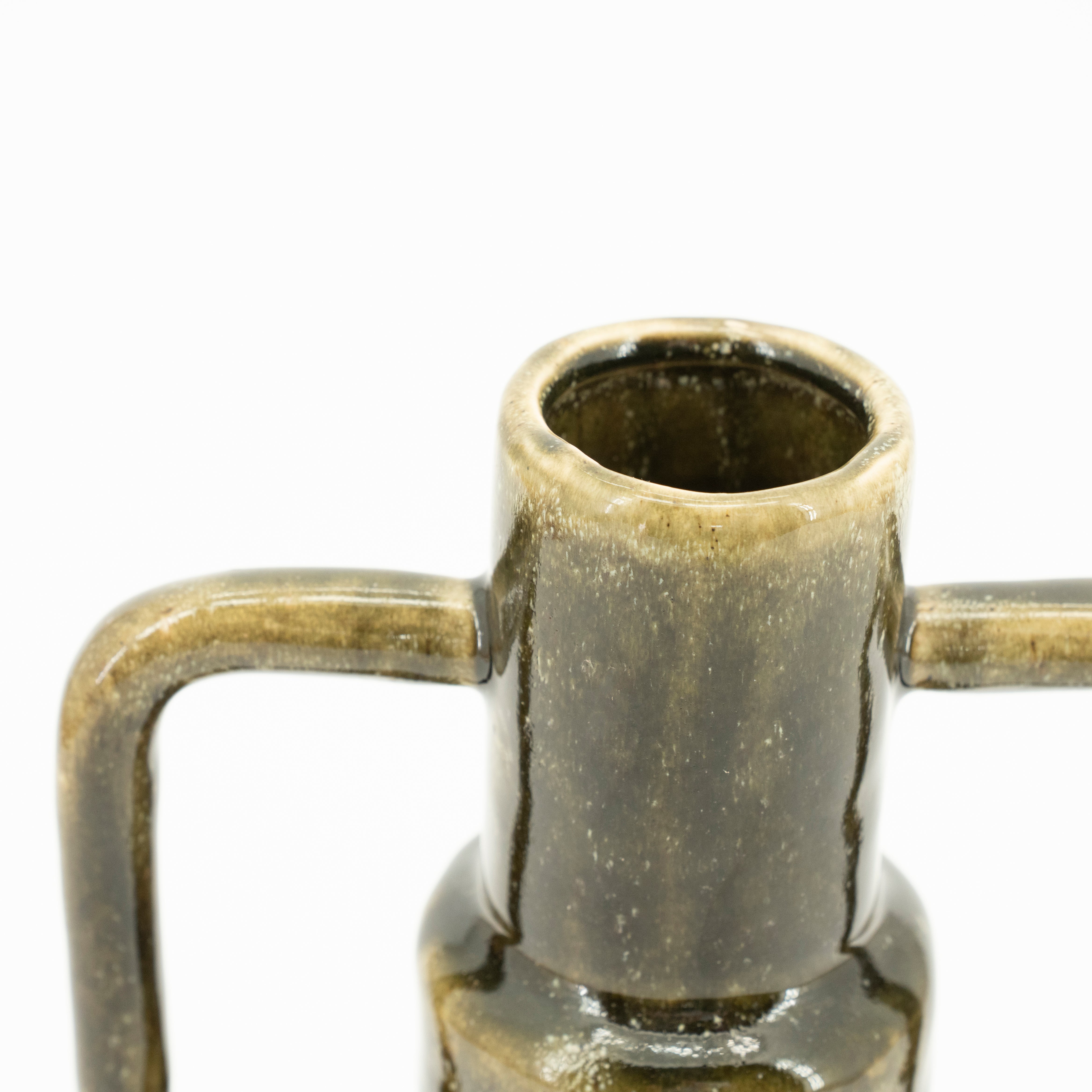 ZAZA Green Stoneware Vase