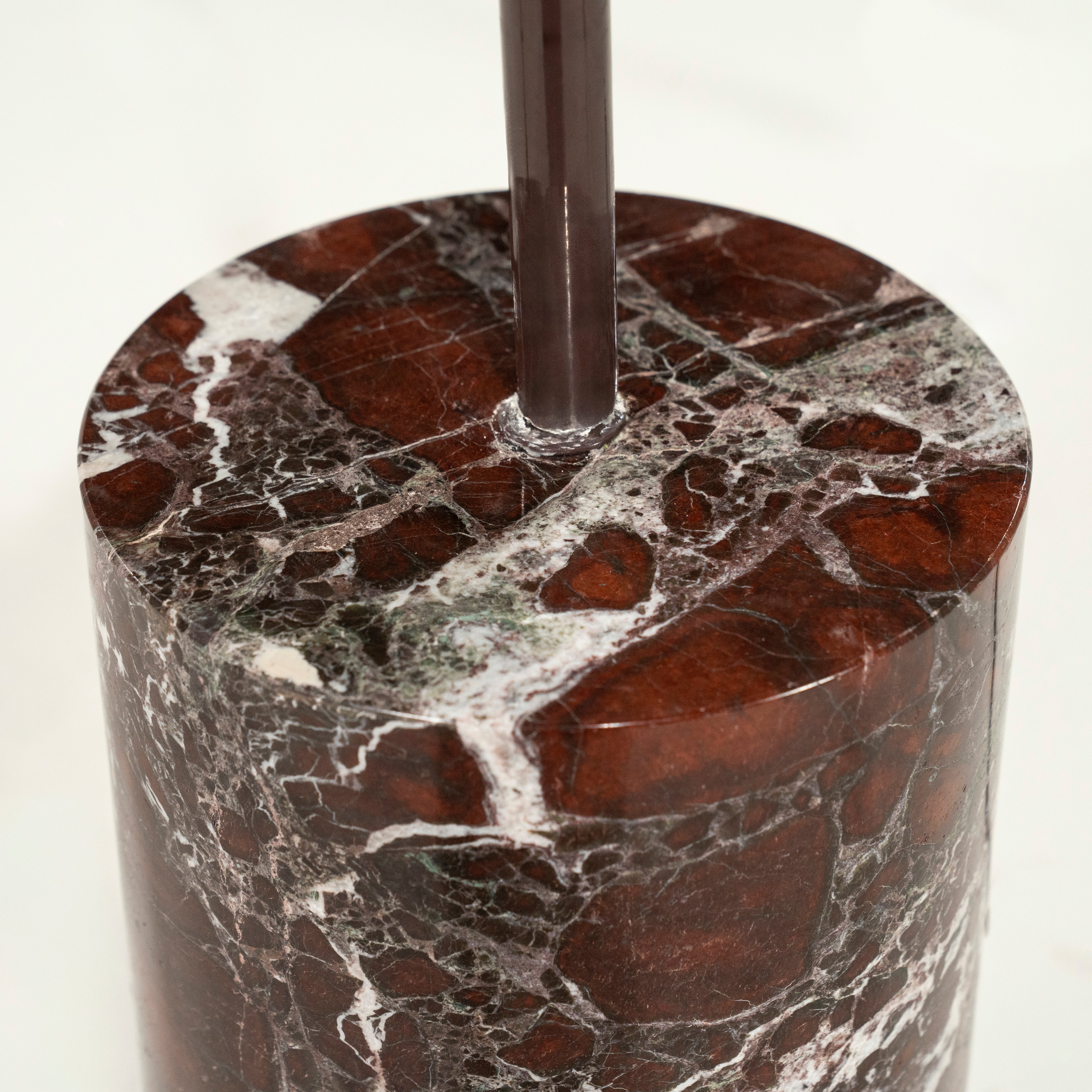 Vloerlamp LUMINA bruin marmer