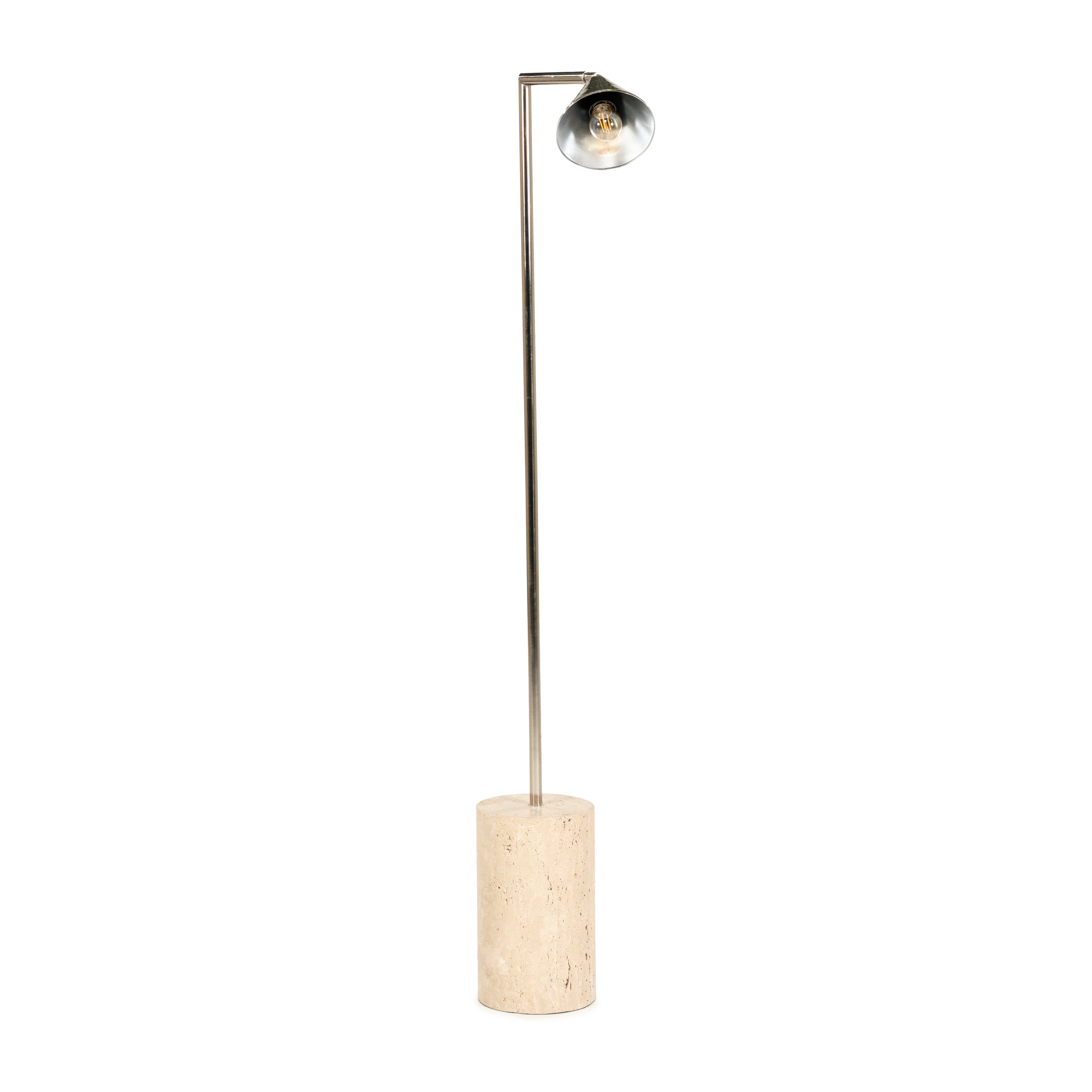 Stehlampe LUMINA beige Marmor