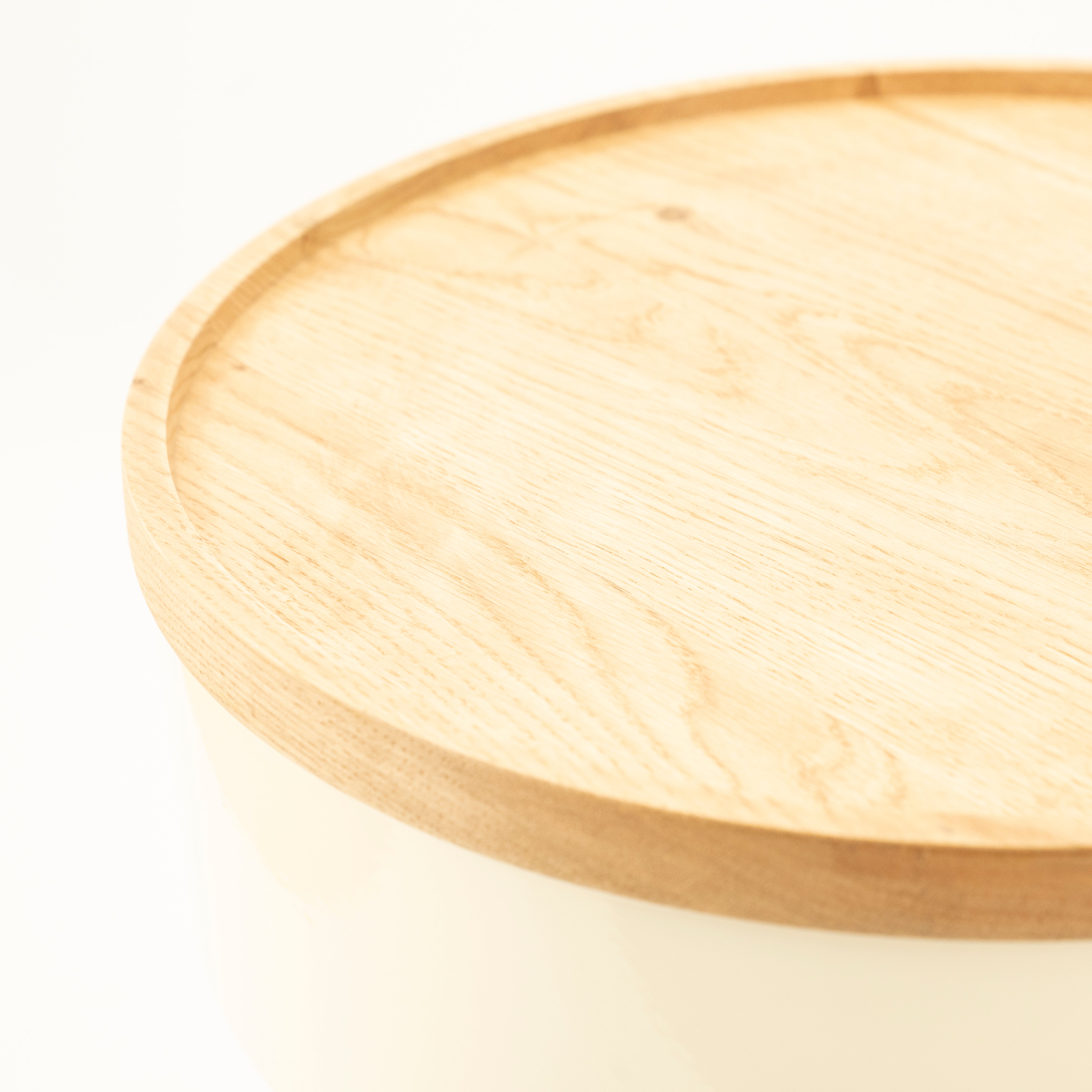 Bijzettafel TONDO crème