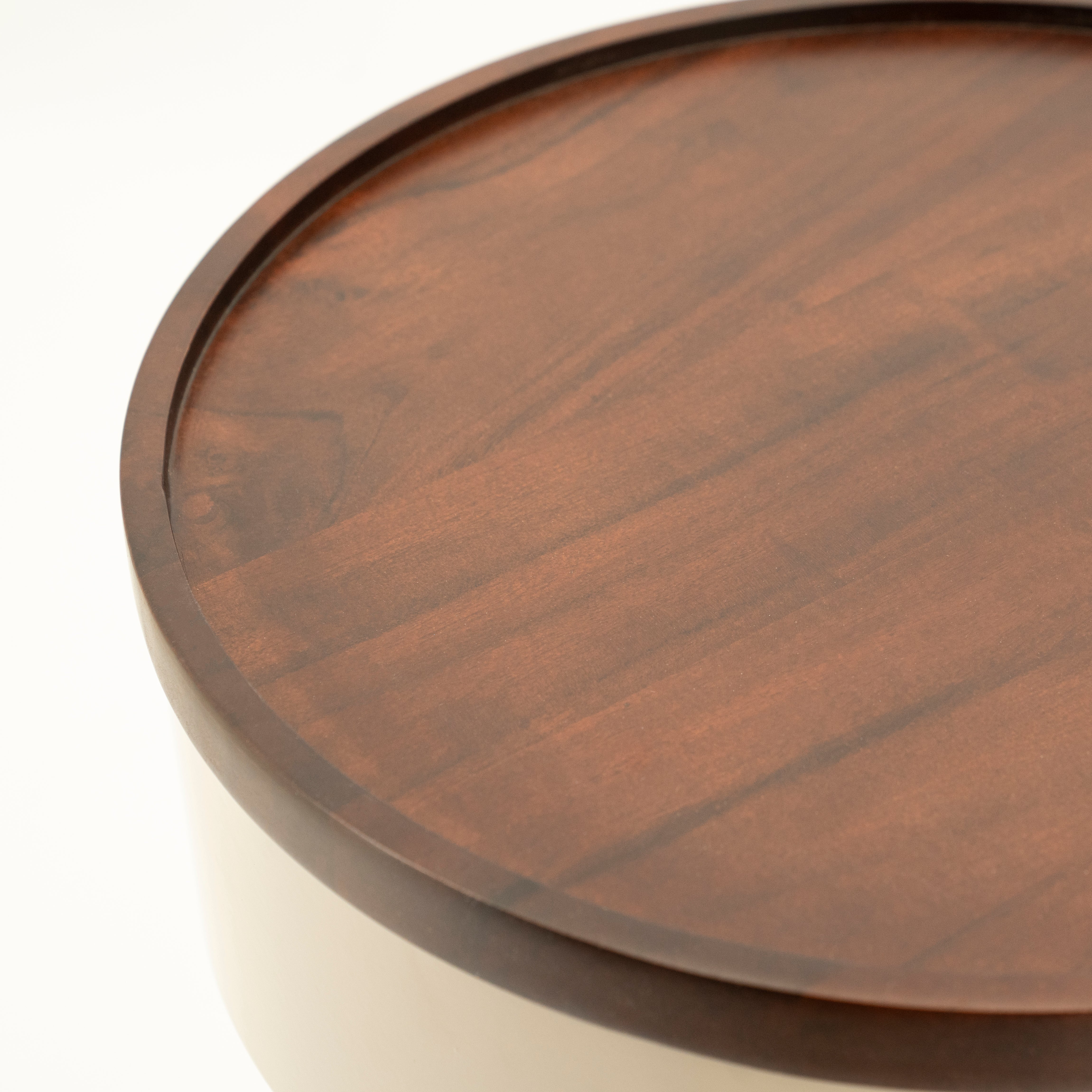 Beiger Beistelltisch TONDO