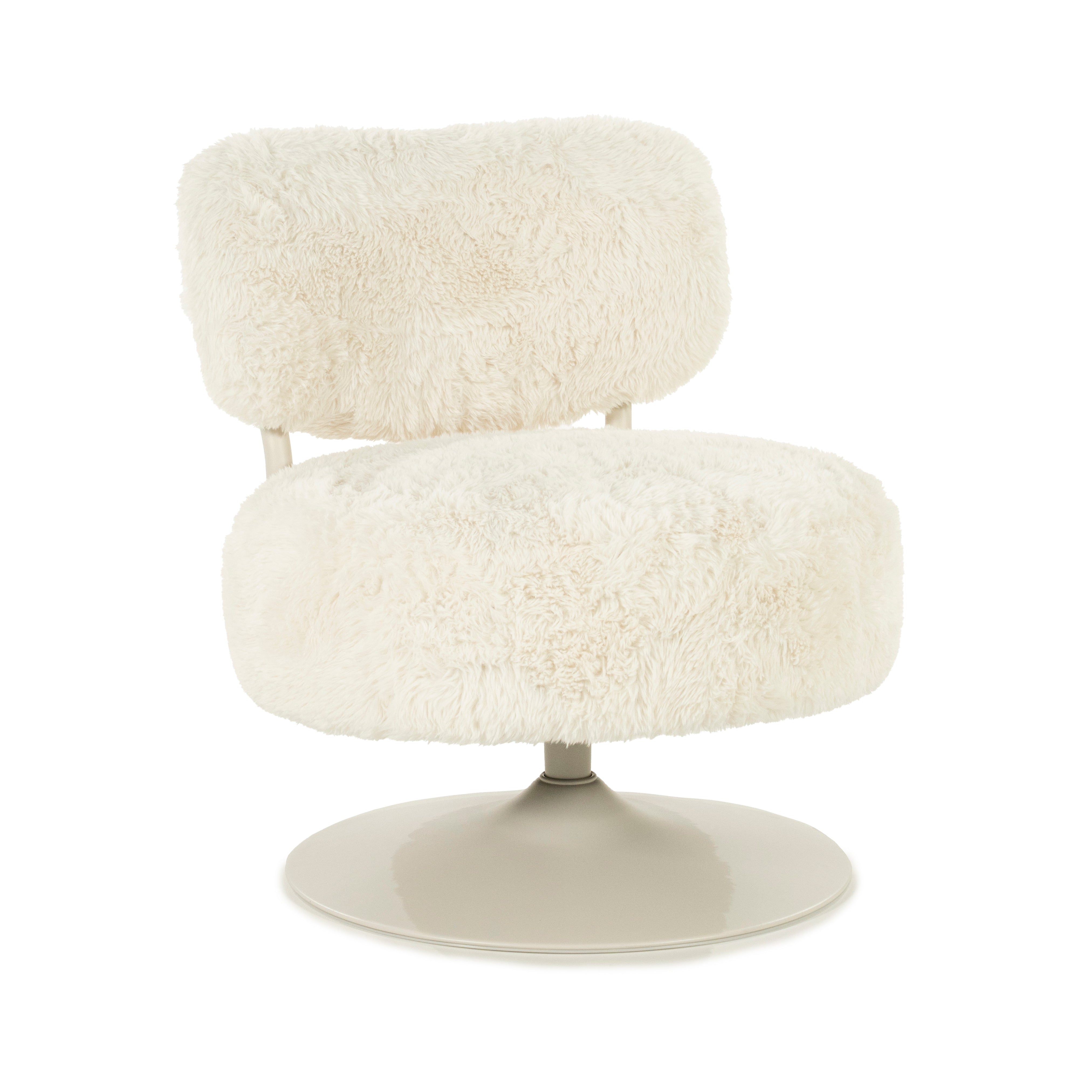 Draaistoel FURLO crème