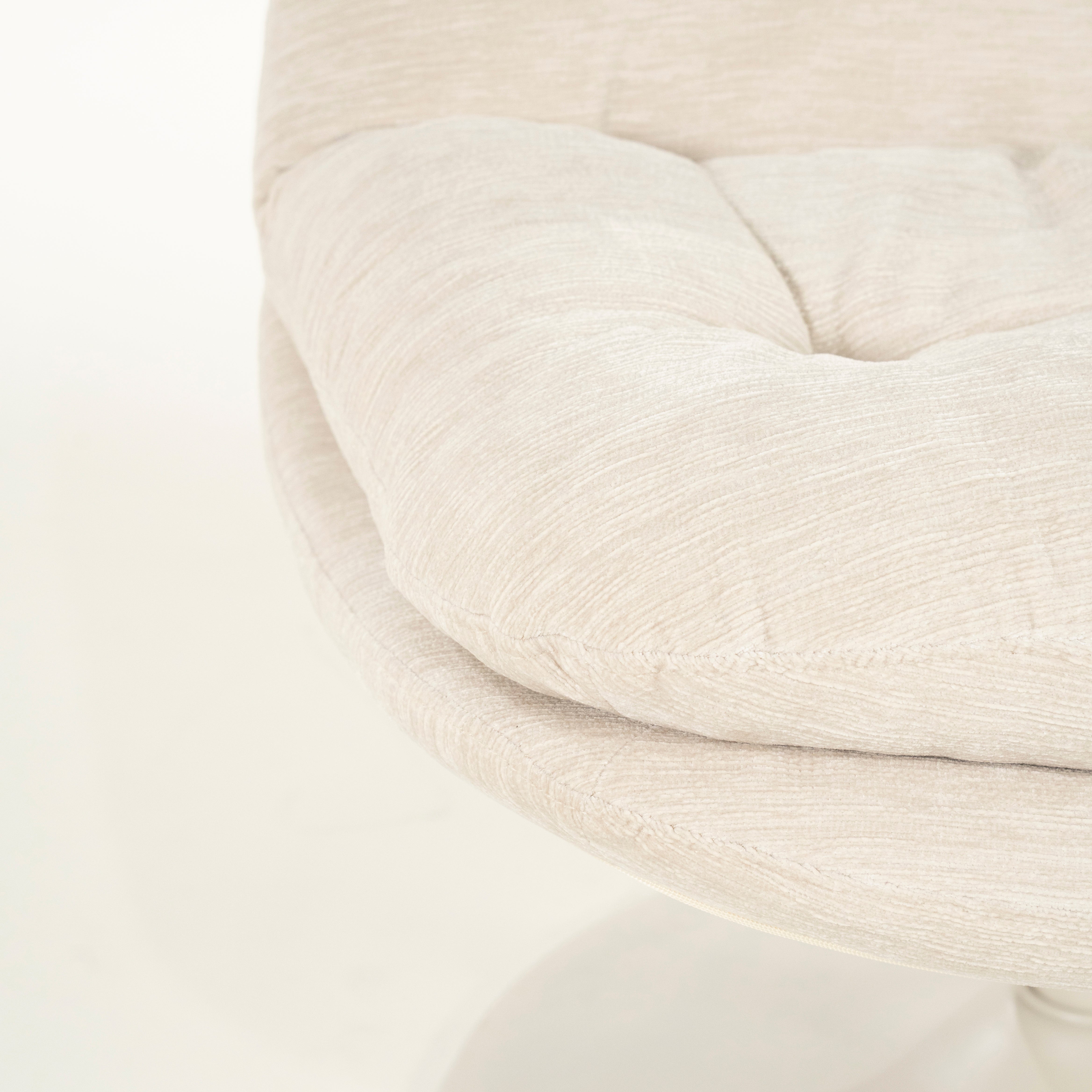 Draaistoel TROMBA crème