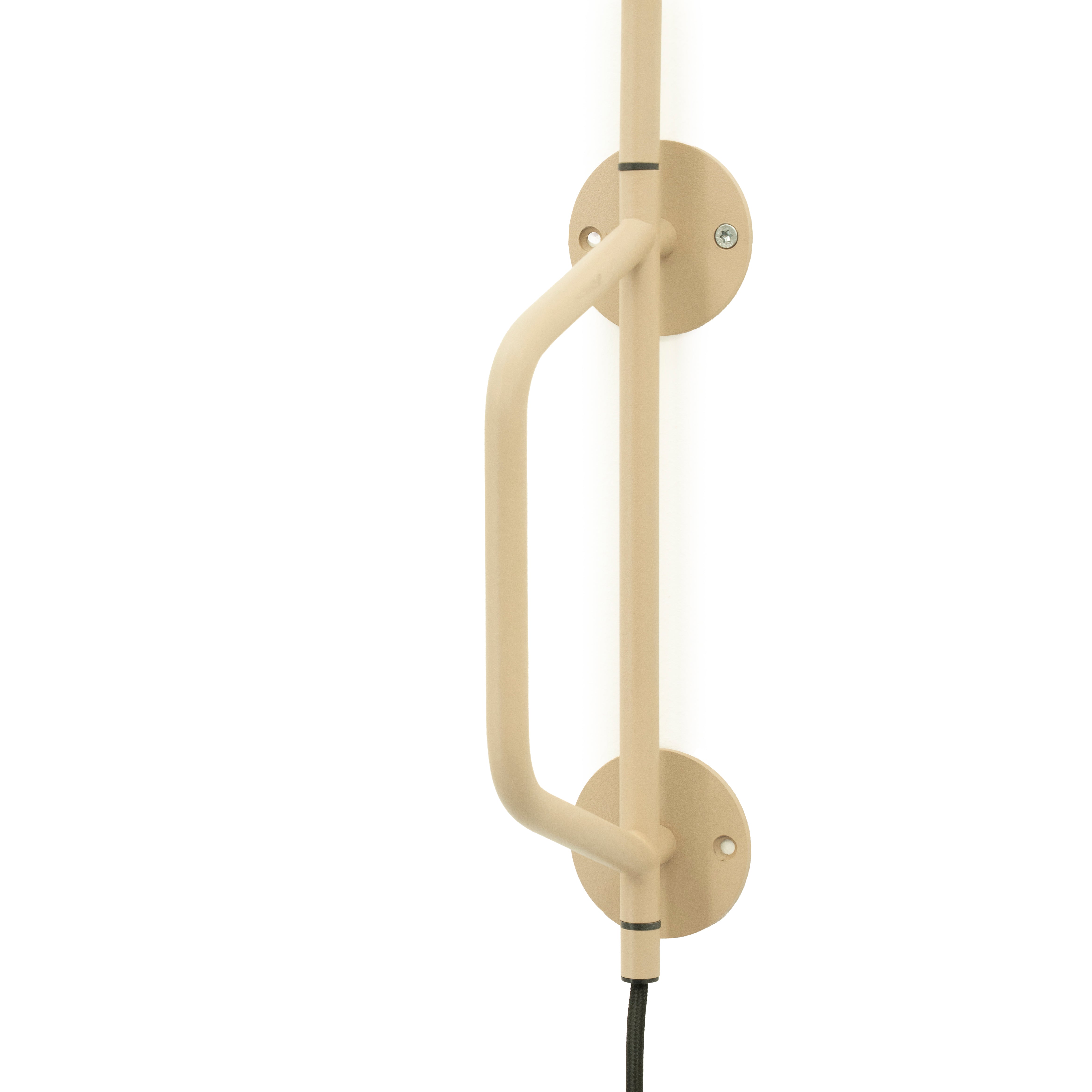 Wandlamp met arm CAPA crème