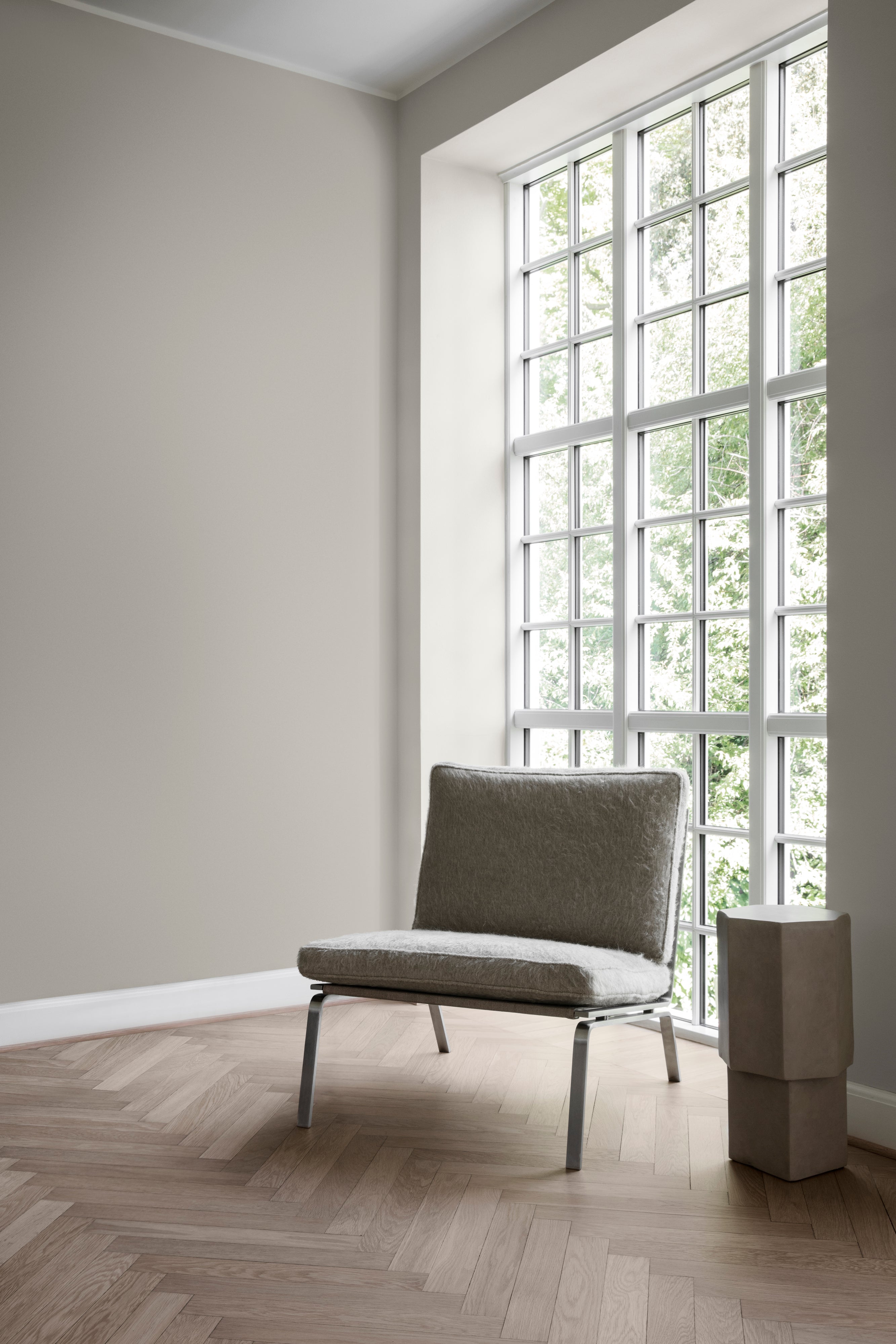 Bijzettafel QUARTZ beige beton