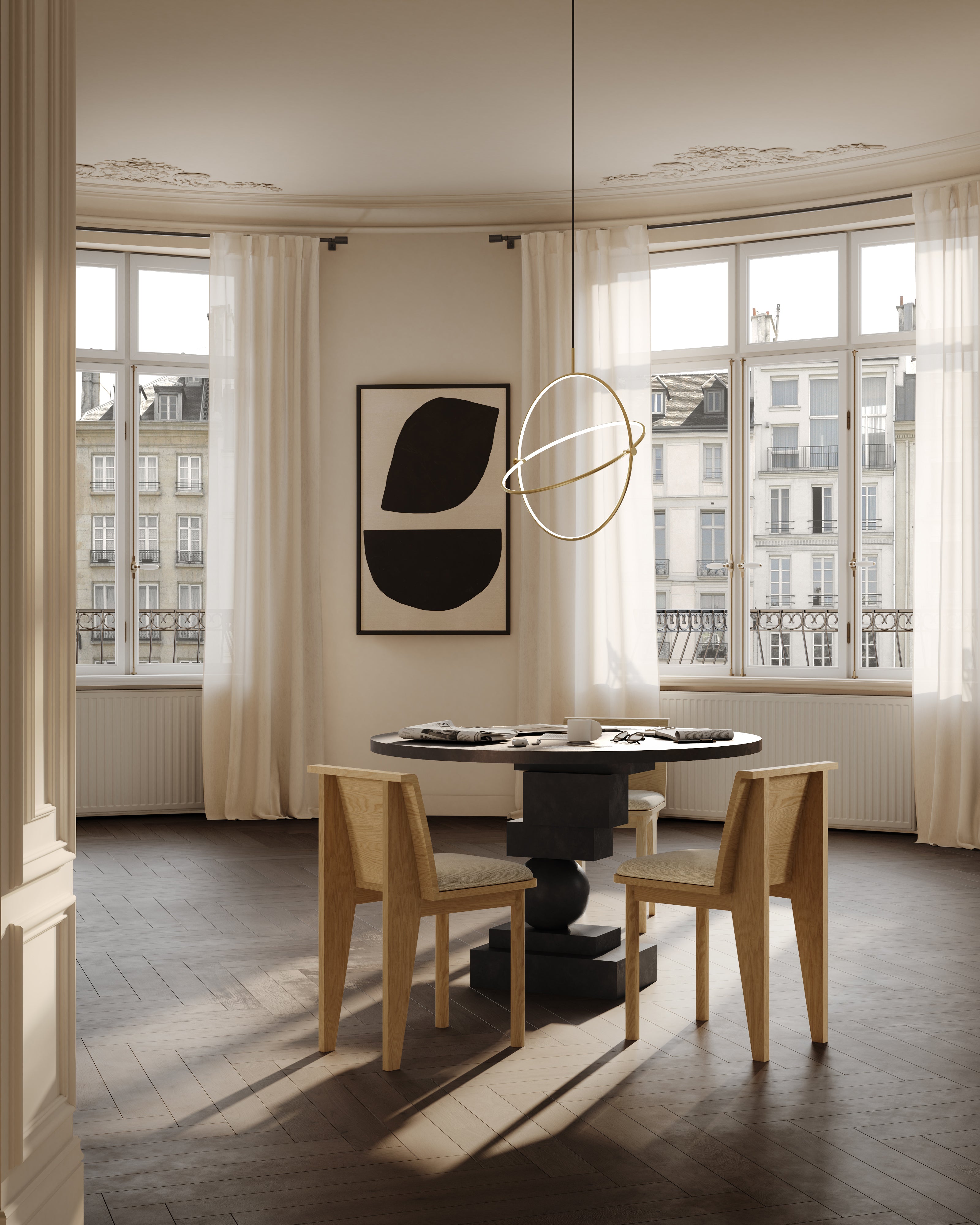 Hanglamp MARU messing