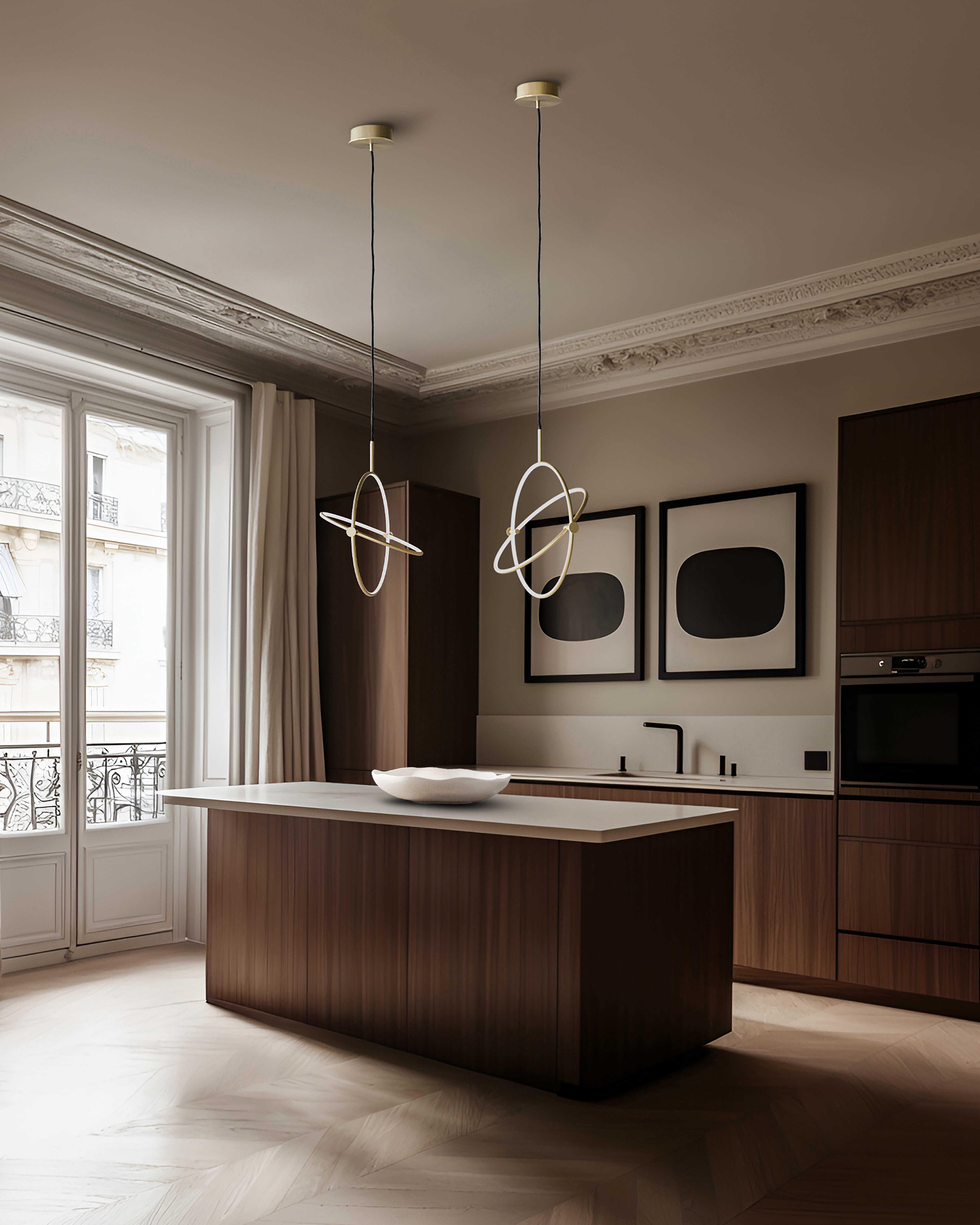 Hanglamp MARU messing