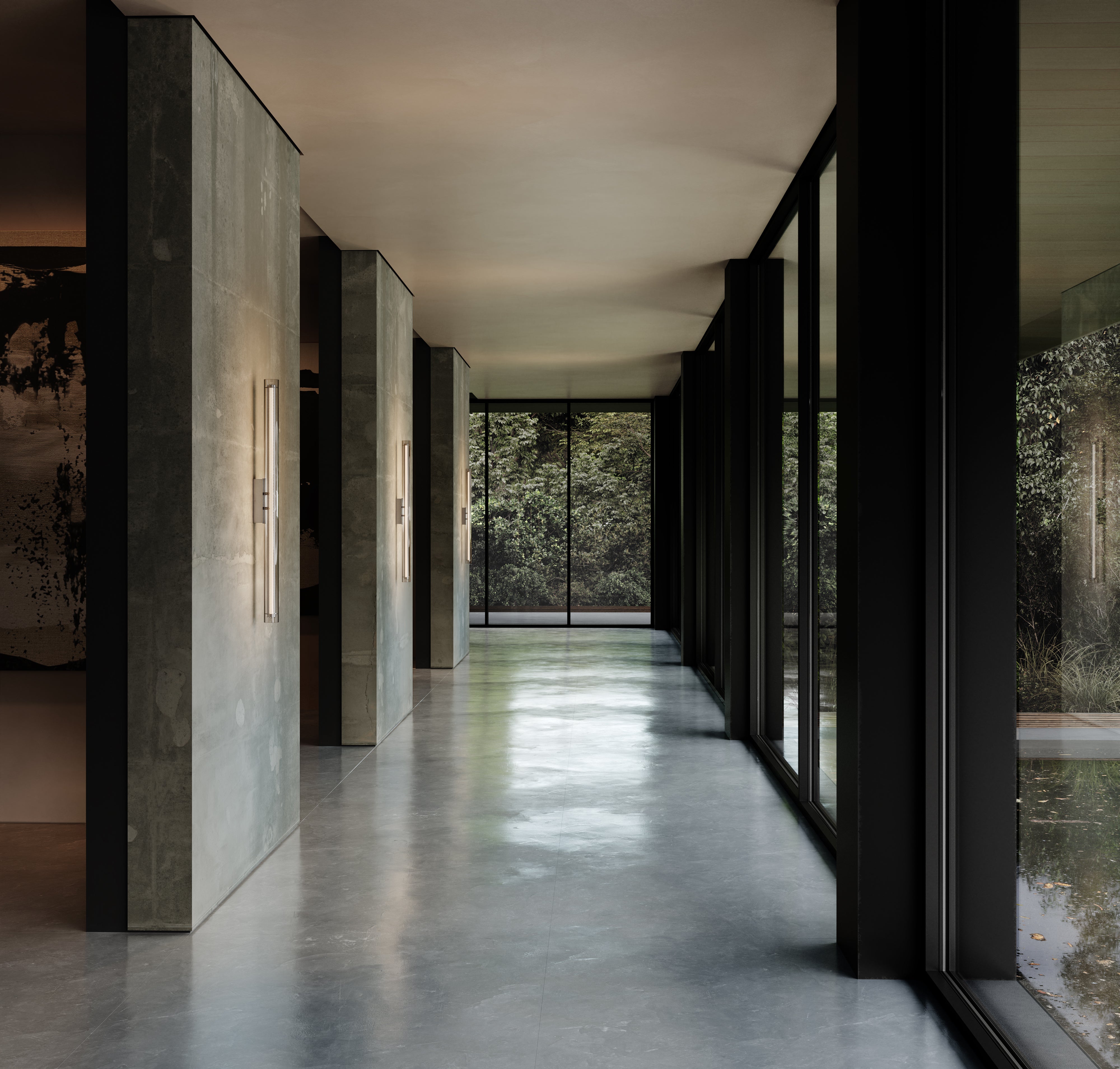 Wandlamp FRAME zilver