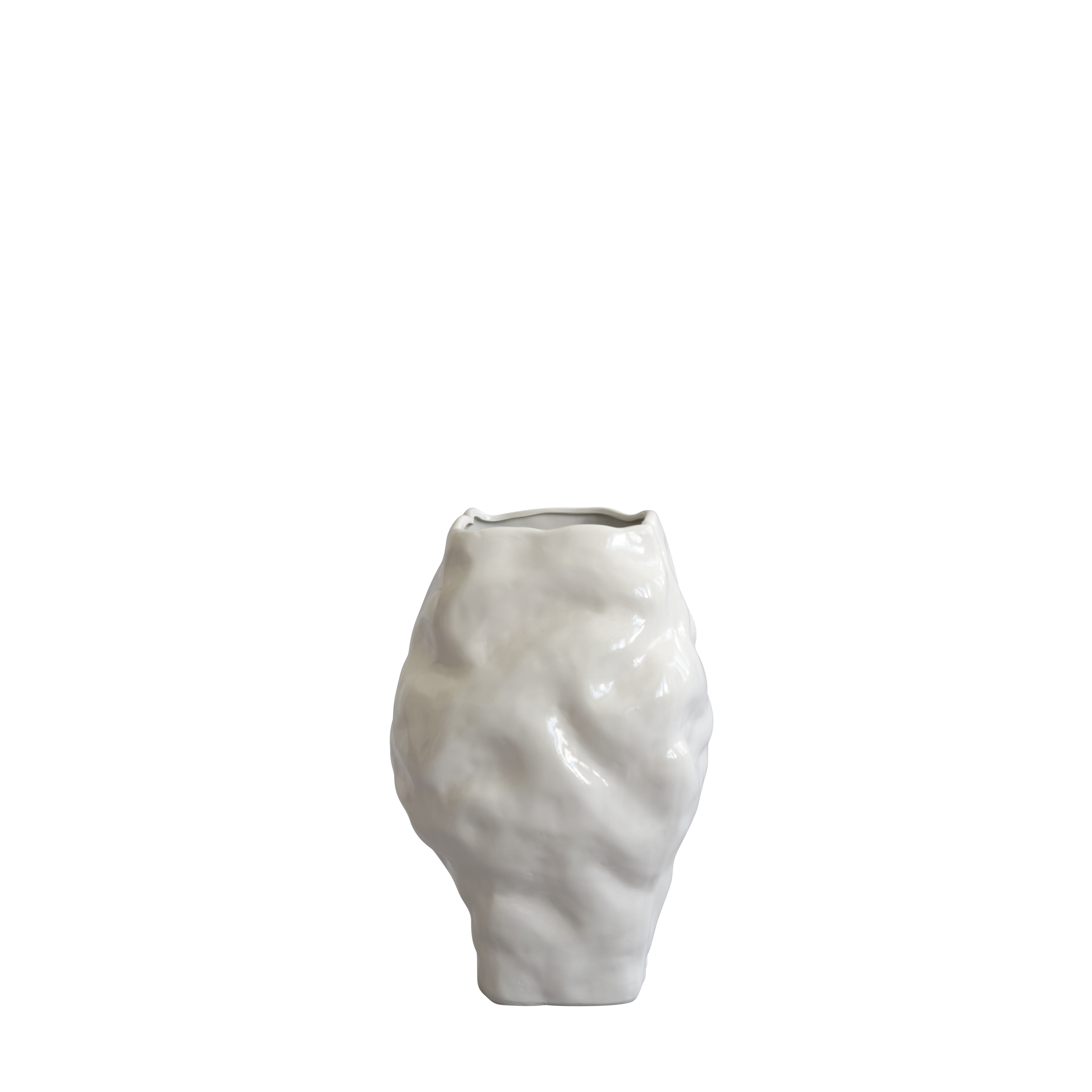 KATACHI Vase white ceramic
