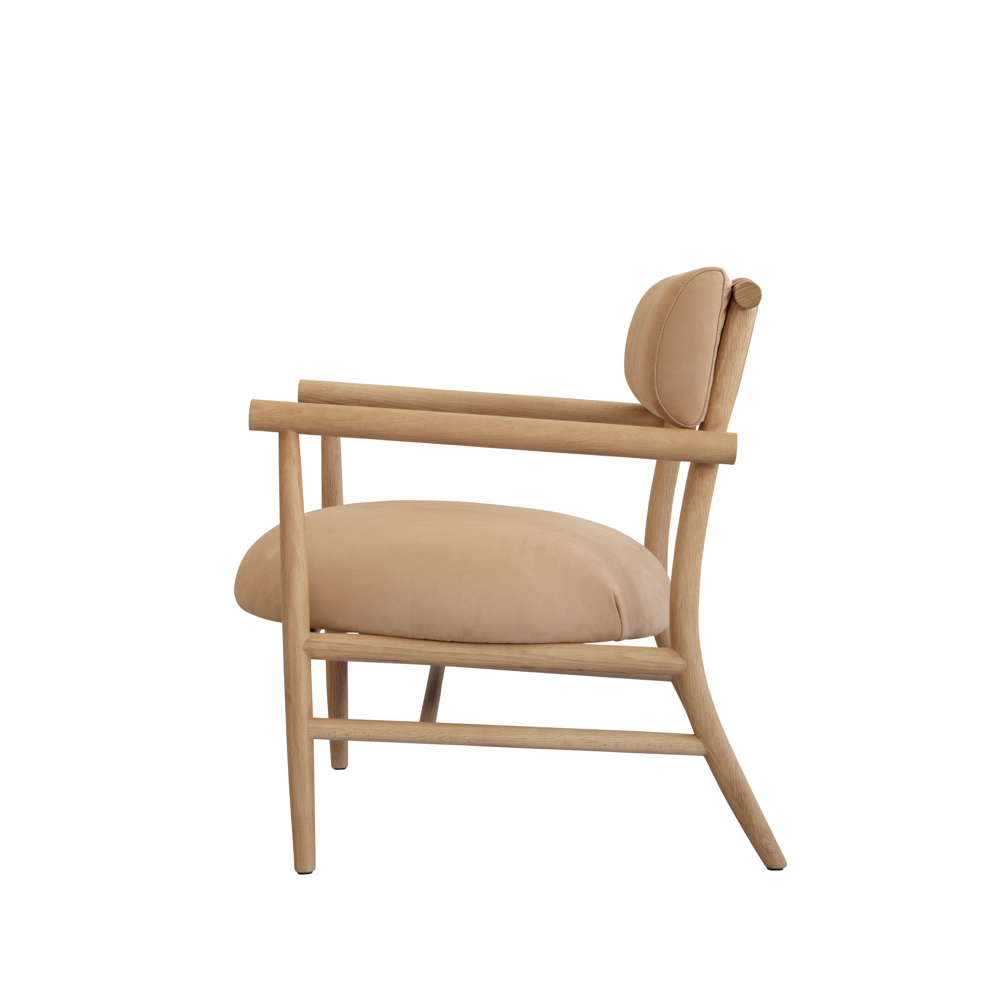 Fauteuil NAMA warme beige nubuck