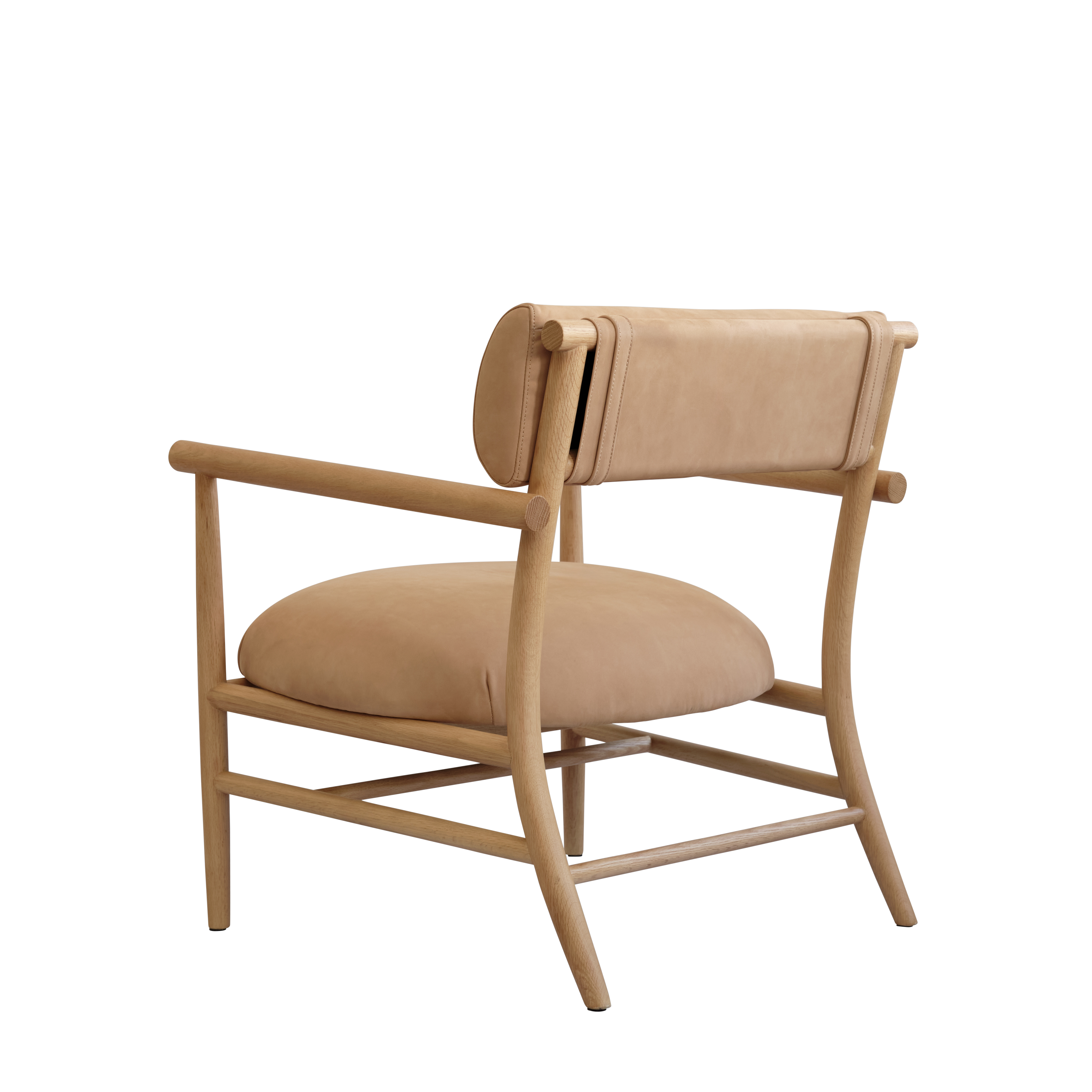 Fauteuil NAMA warme beige nubuck