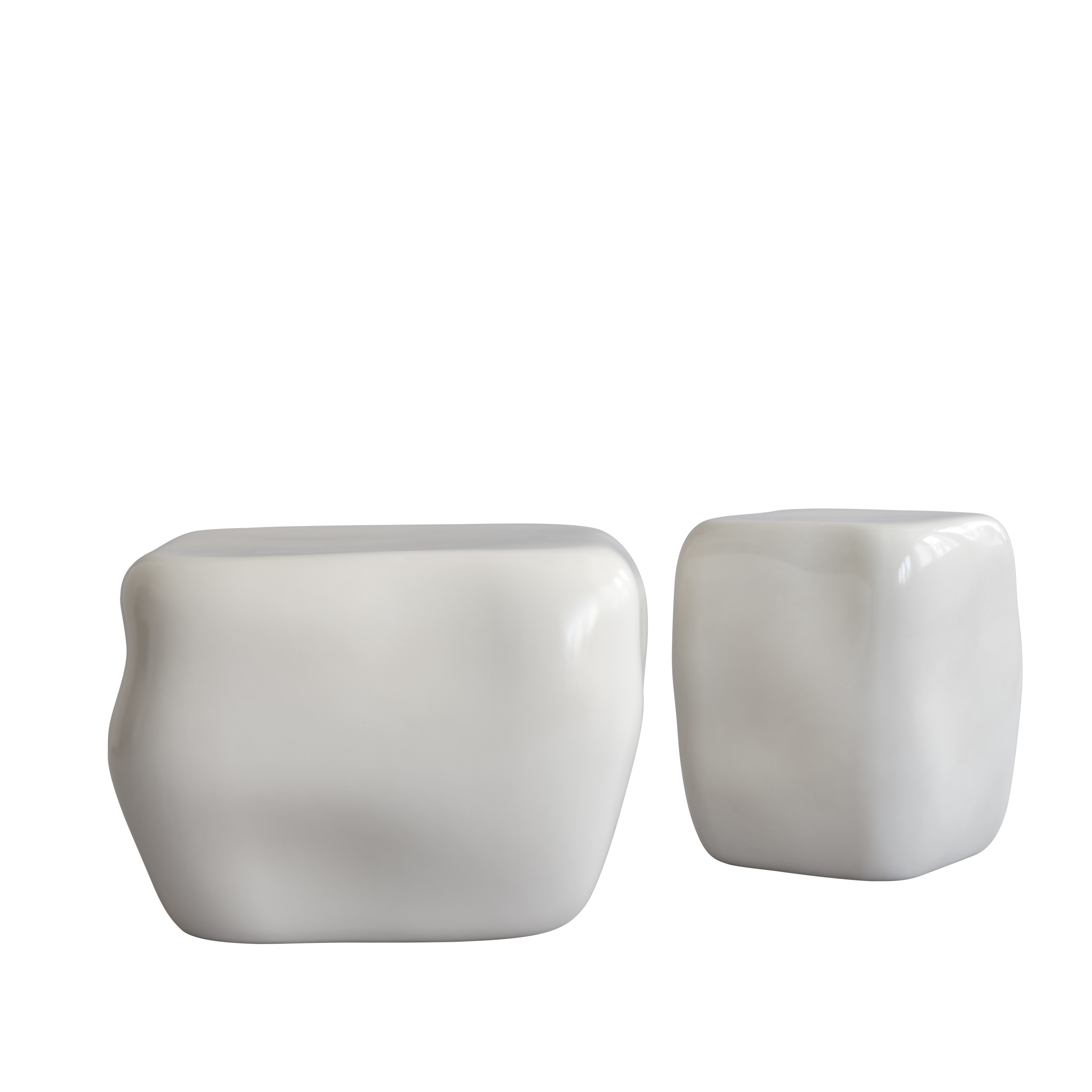 Koffietafel ISHI witte keramiek