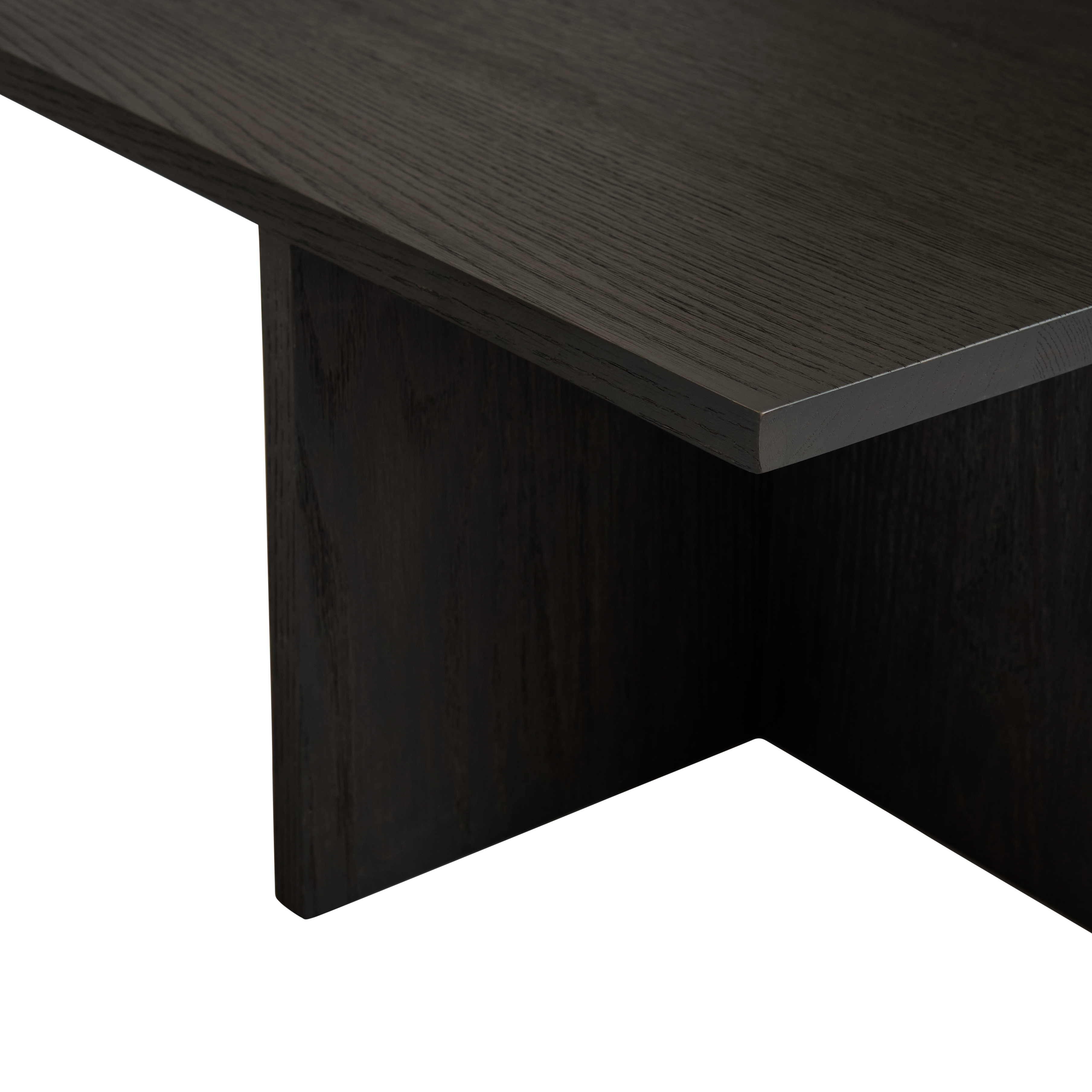 Koffietafel BRUTUS zwart eiken