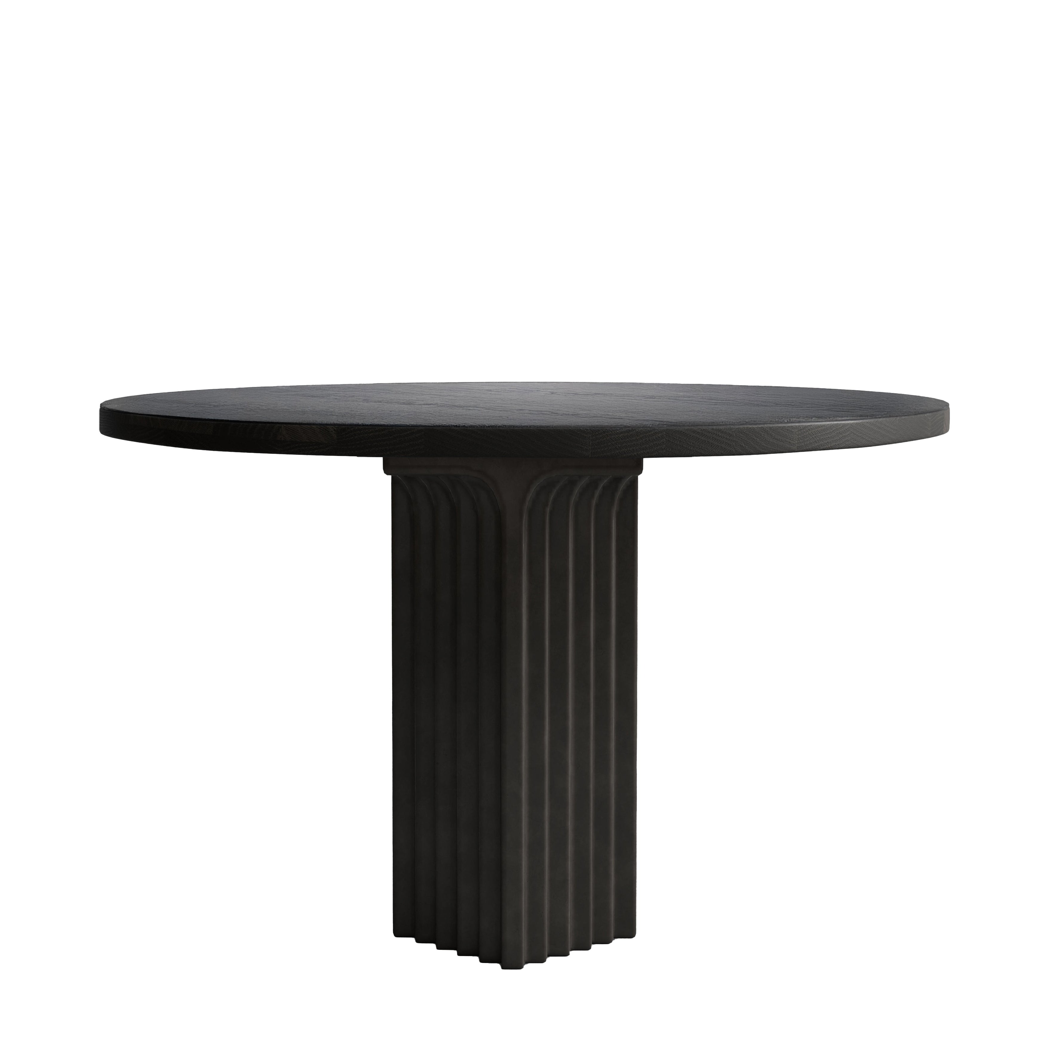 Ronde tafel ARC zwart eiken