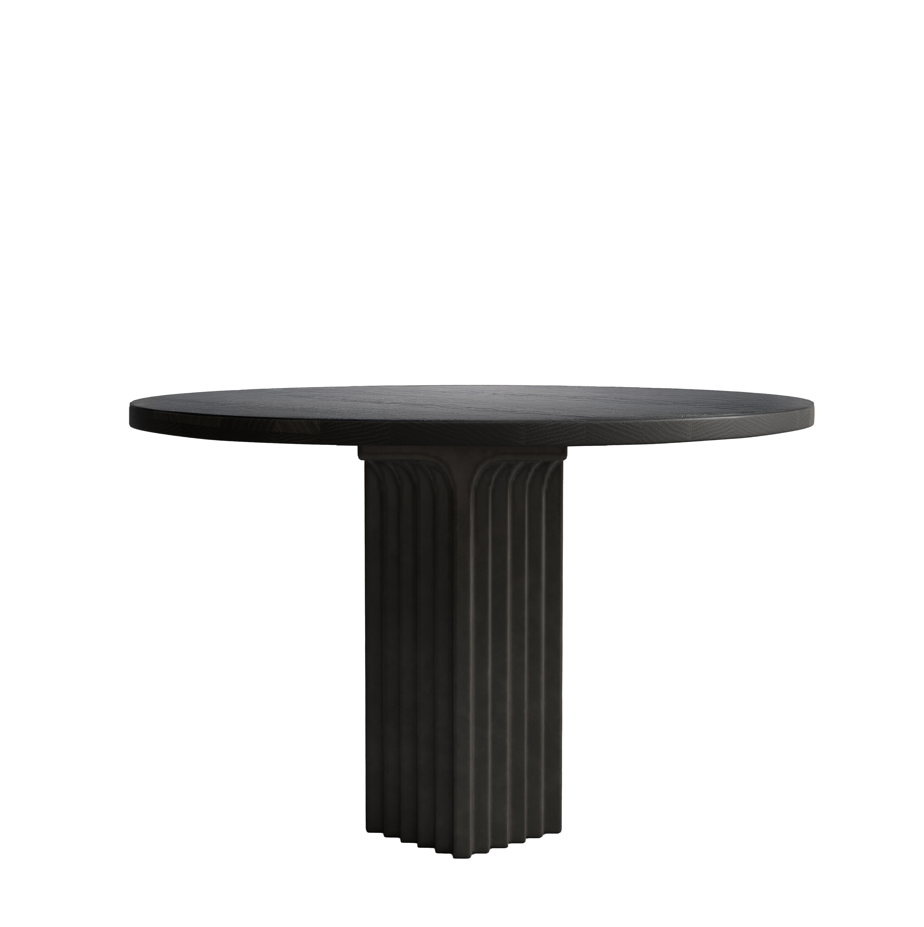 Ronde tafel ARC zwart eiken