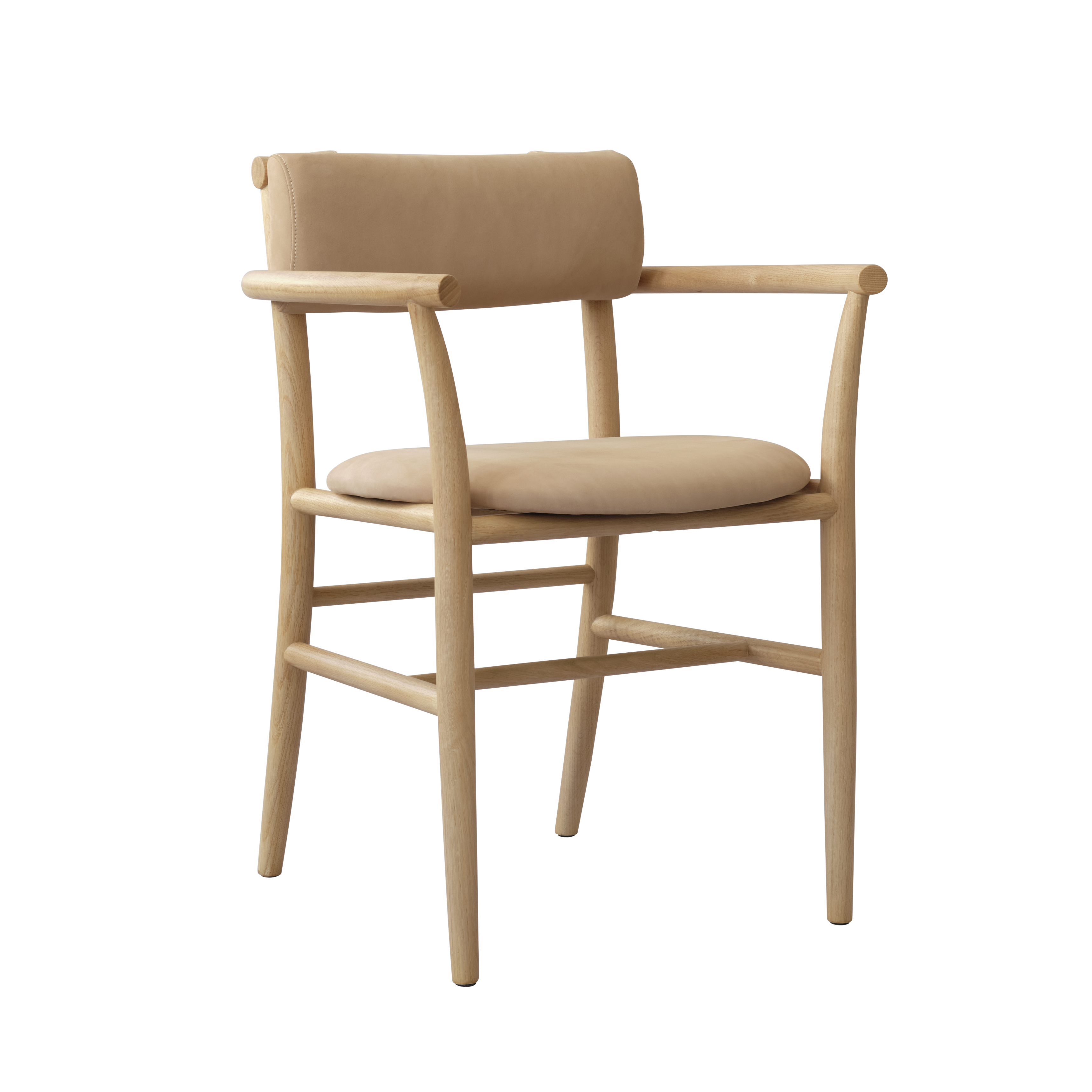 Stoel met armleuningen NAMA warm beige