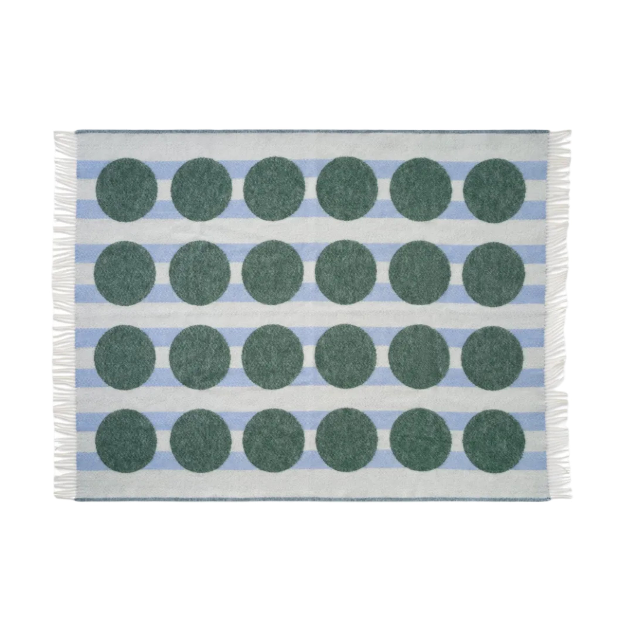 Koc DOT blau mit grün und weiß