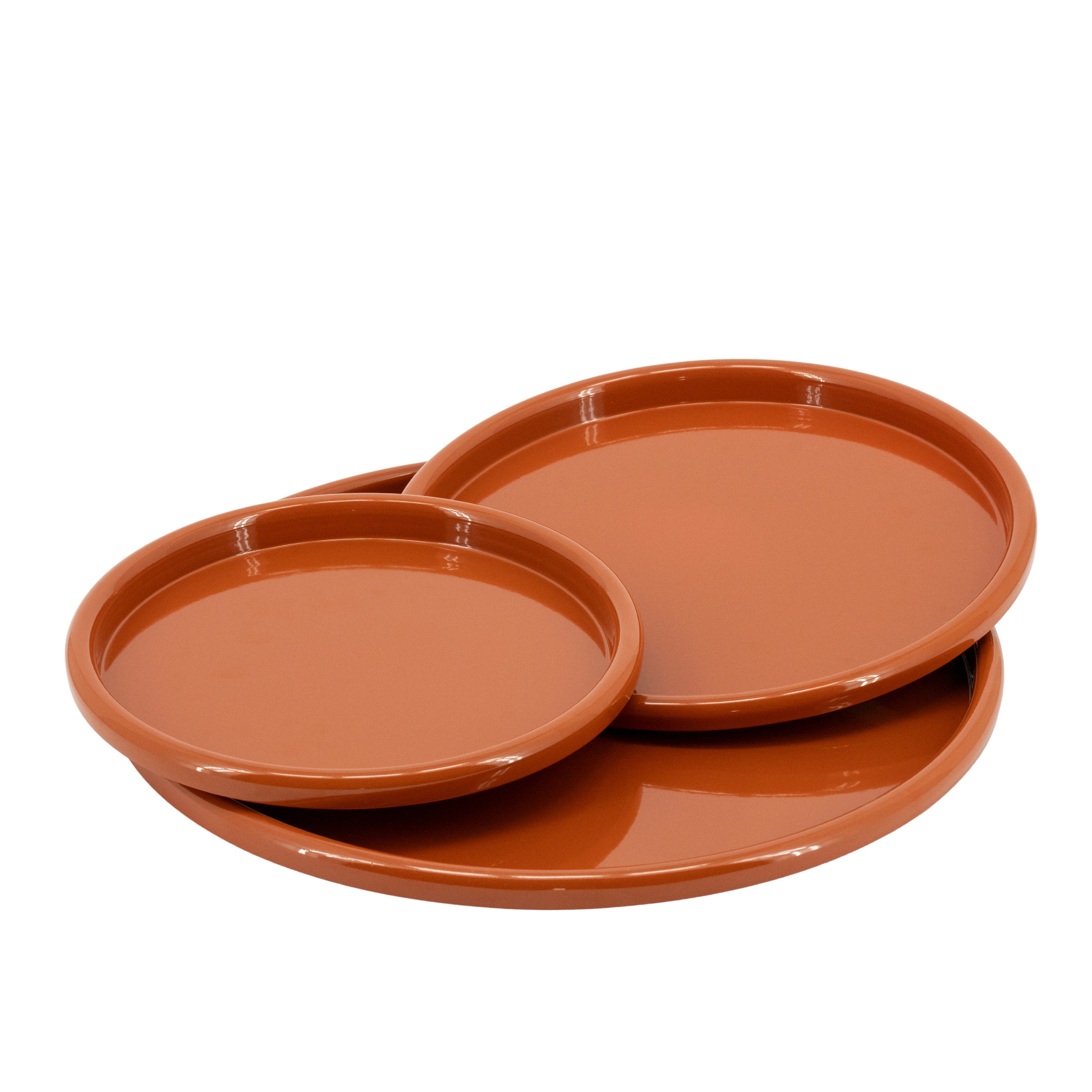 Zestaw tac TRIONTONE ciepły brązowy