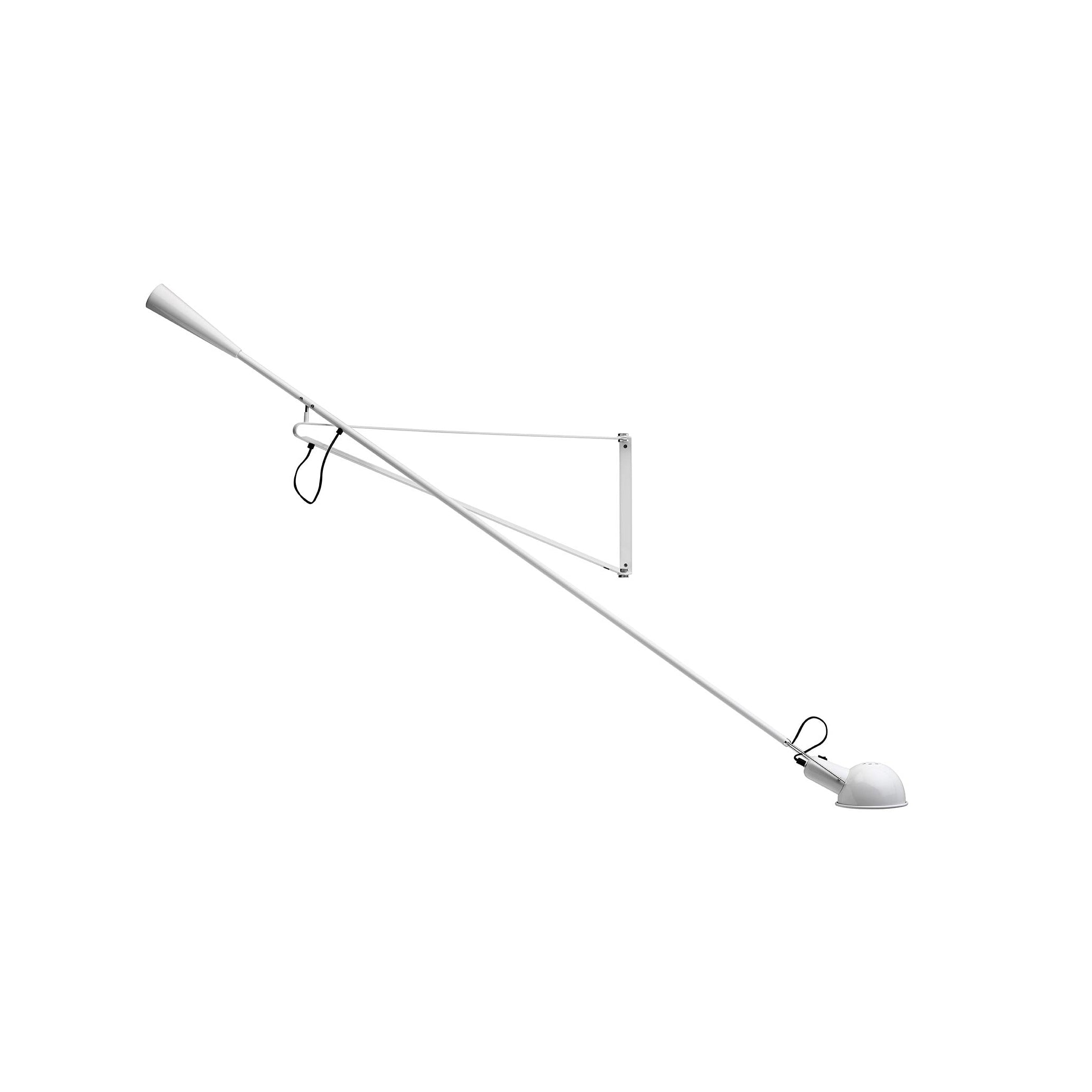 Wandleuchte mit Arm 265 weiß