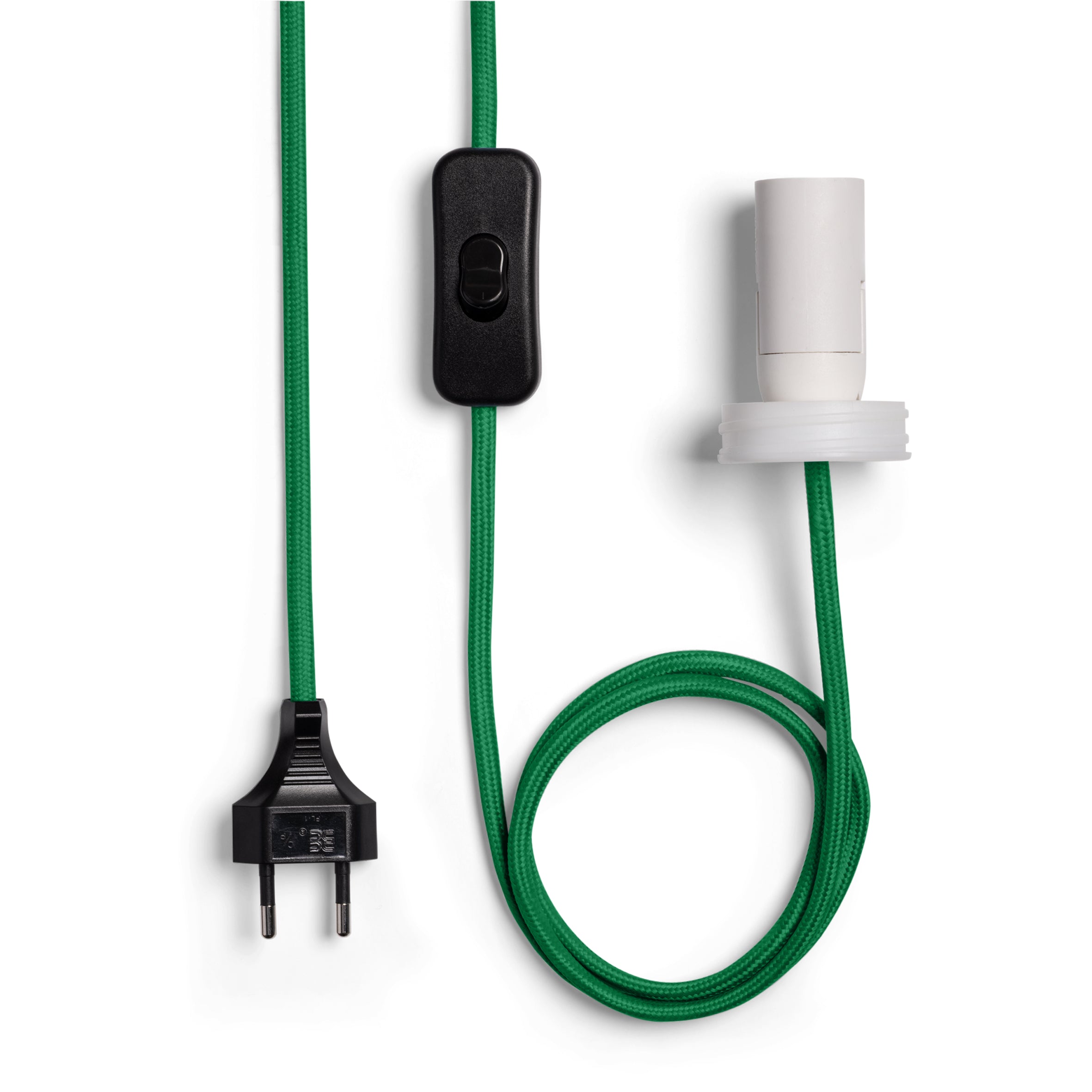 HAT green table lamp with white