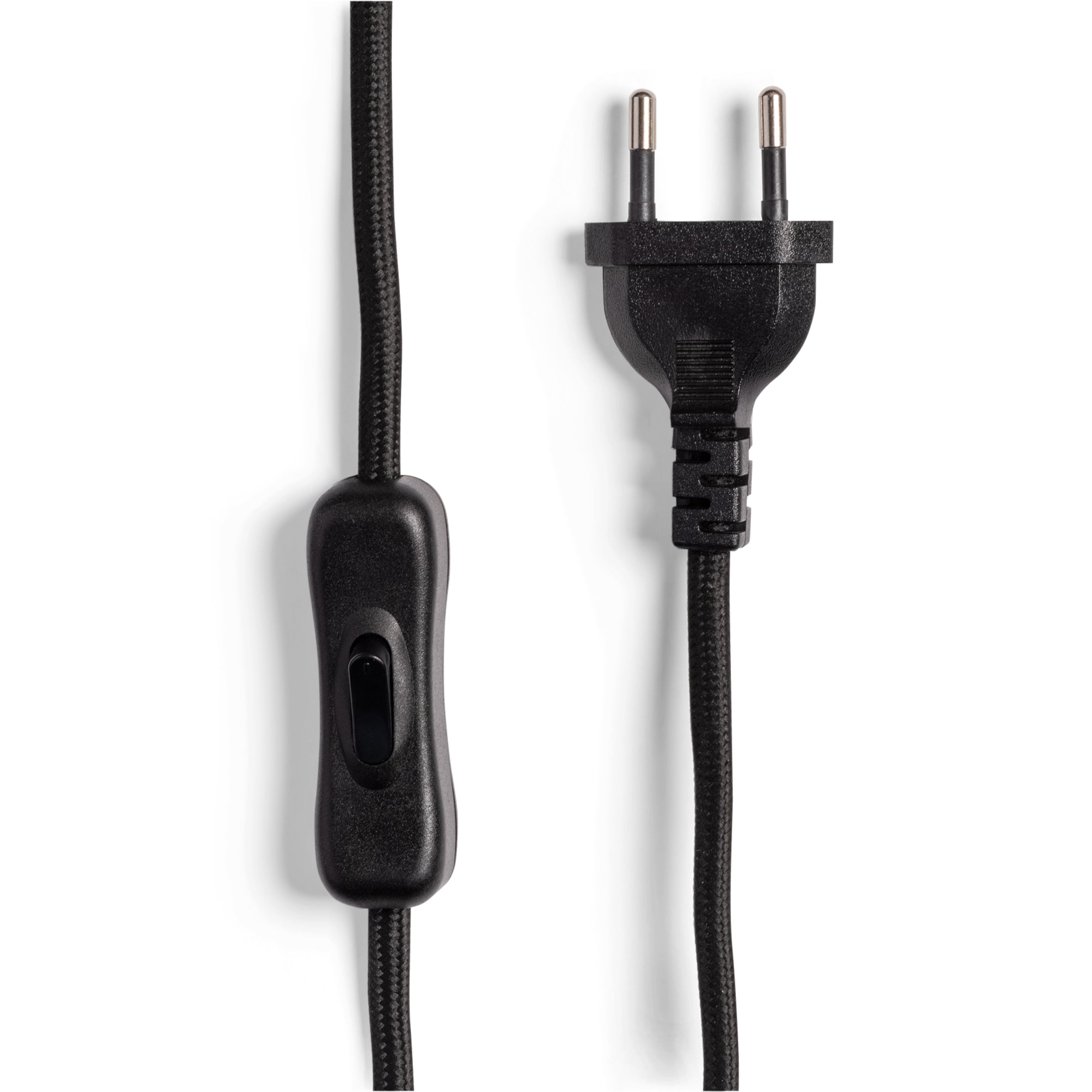 PHIRA silver table lamp with linen shade