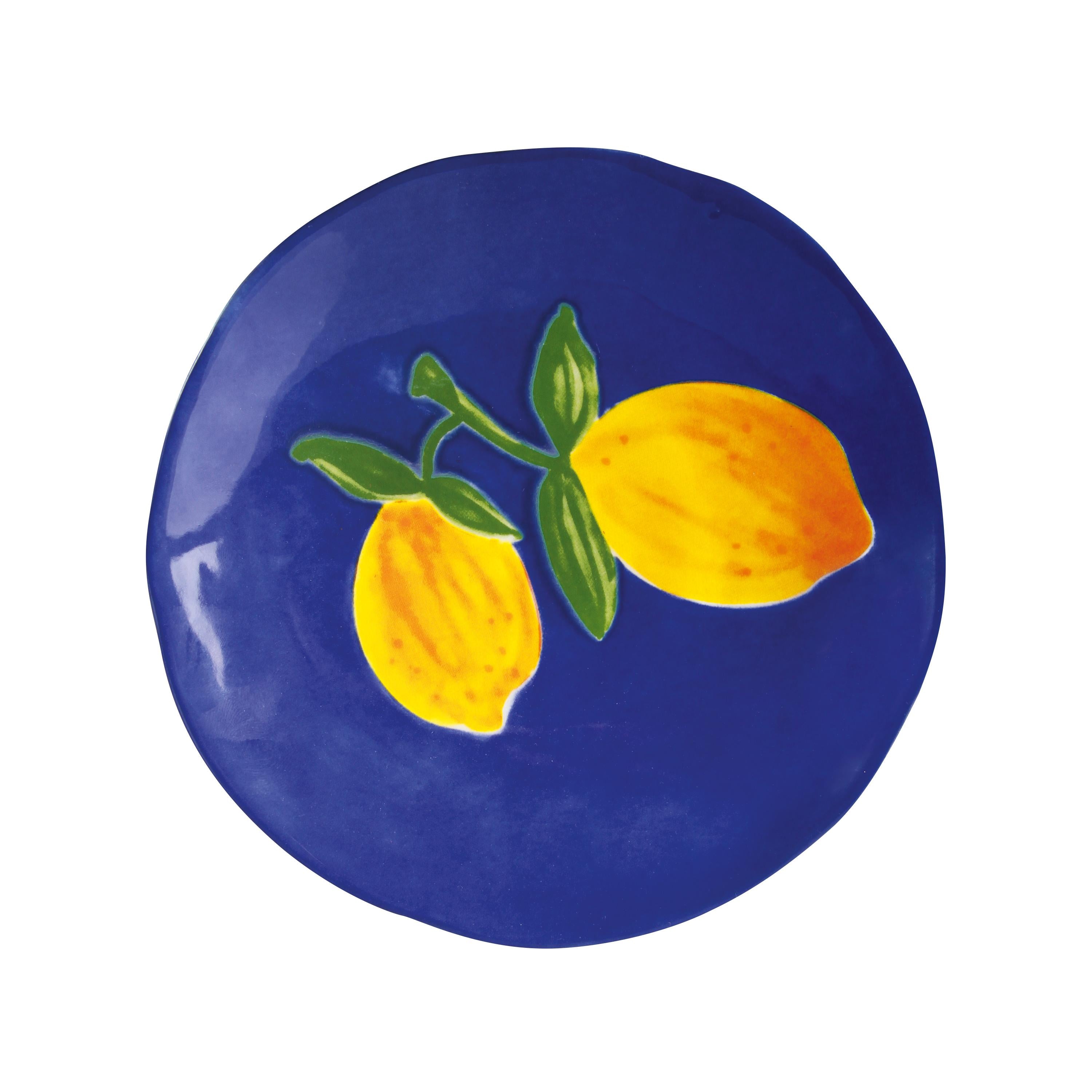 Set van schoteltjes LEMON FULL kleurrijke aardewerk