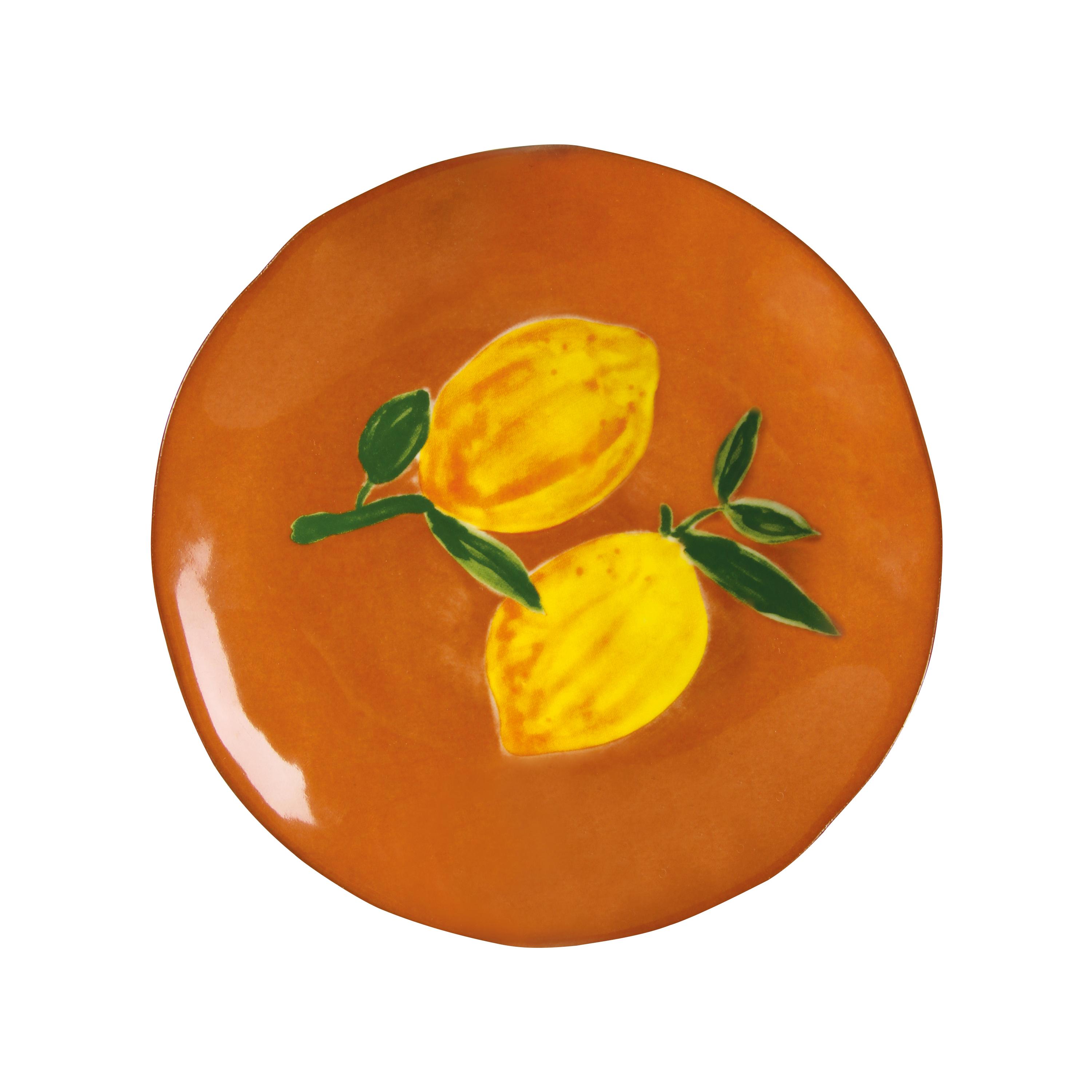 Set van schoteltjes LEMON FULL kleurrijke aardewerk