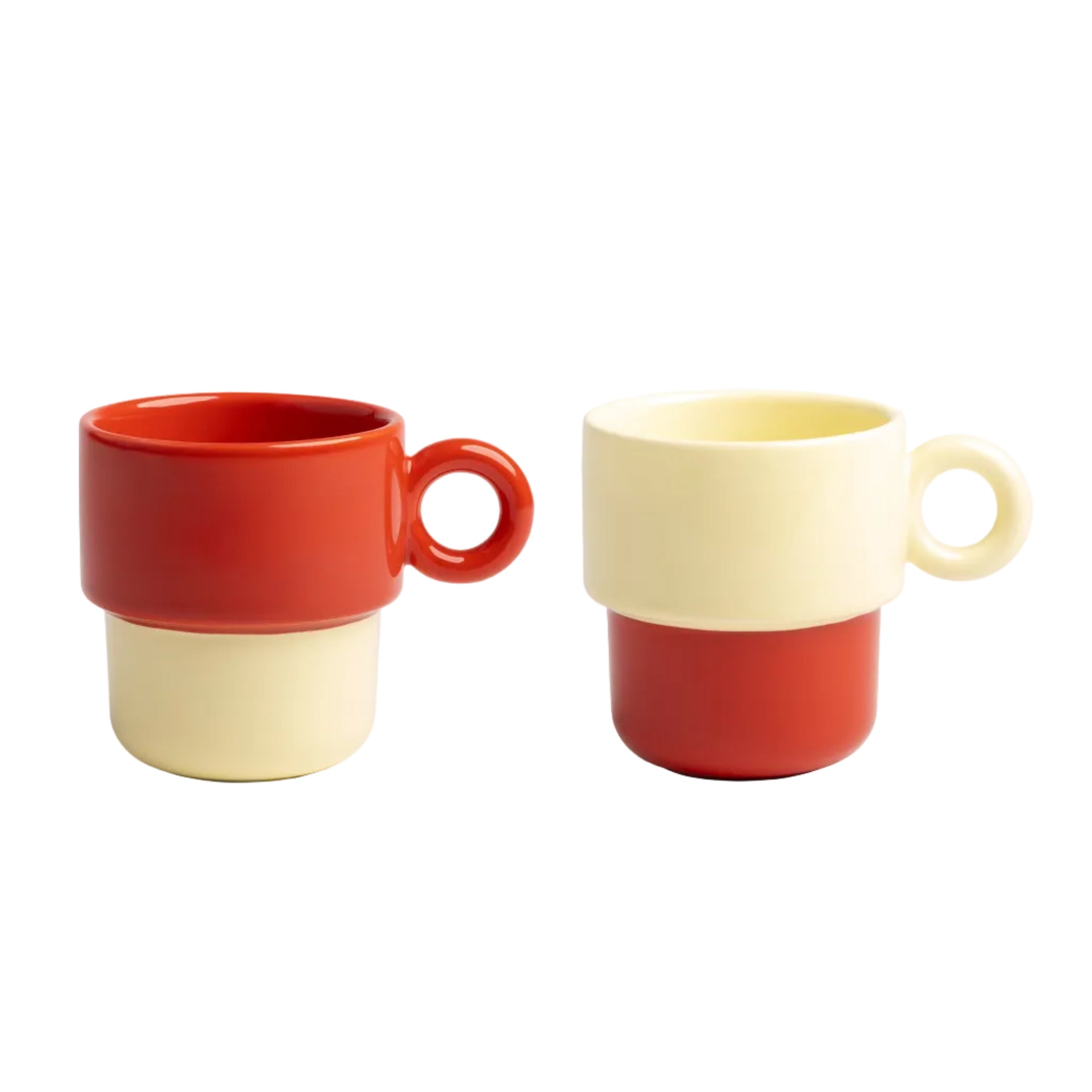 CHIQUITO Red-Lemon Mug Set