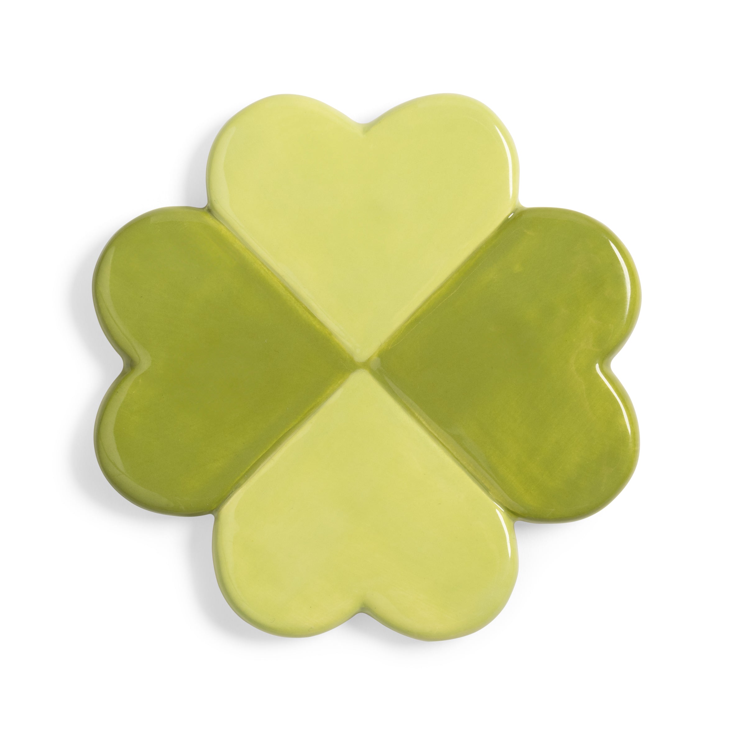 Set onderzetters LUCKY CLOVER groen