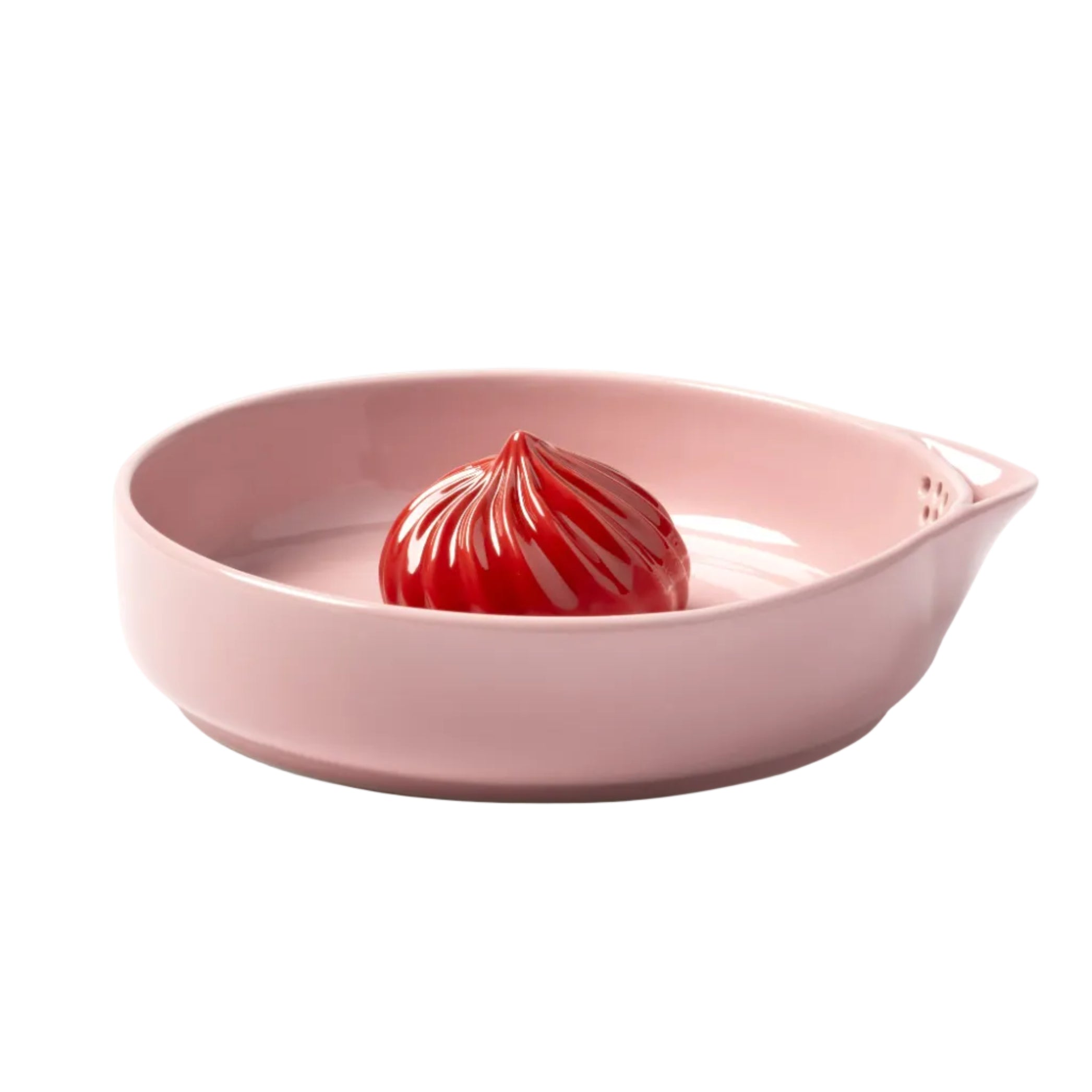 Citruspers PUDDING roze met rood