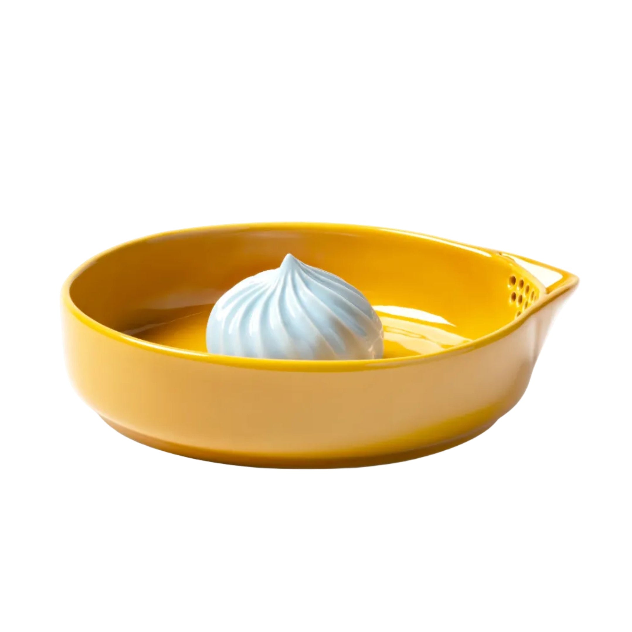 Citruspers PUDDING oranje met blauw