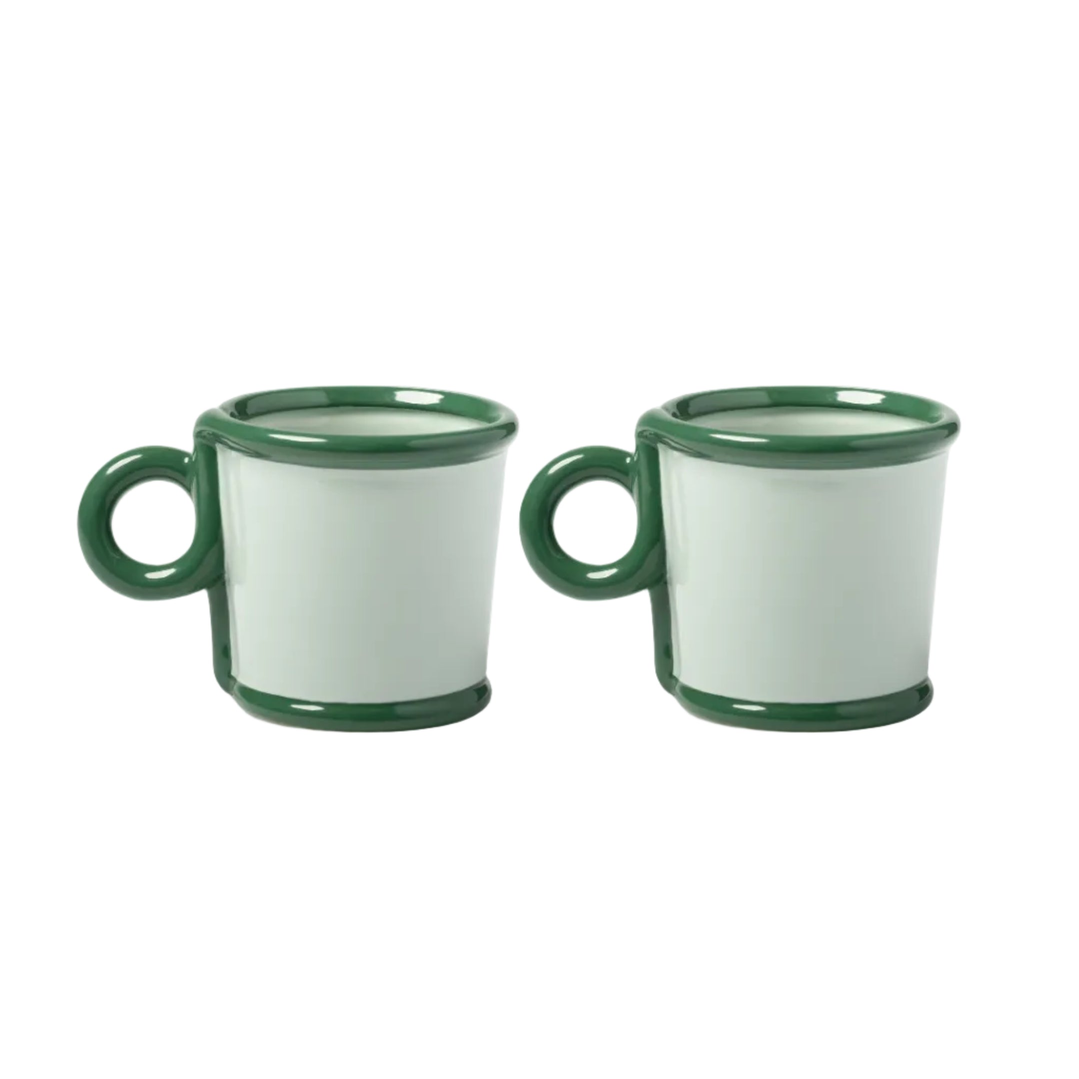 Set of LOOP cups green
