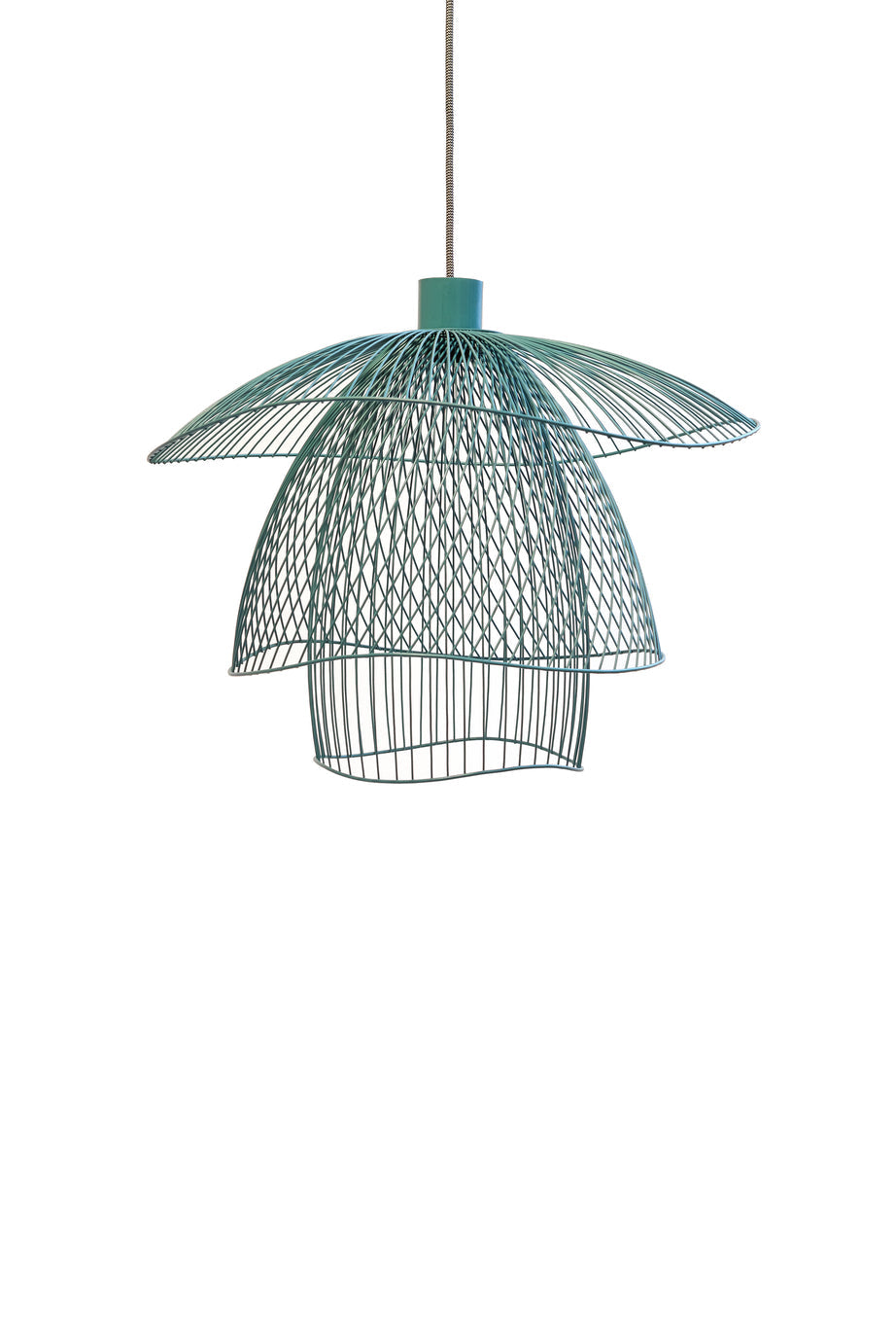 Blue Papillon Hanging Lampe