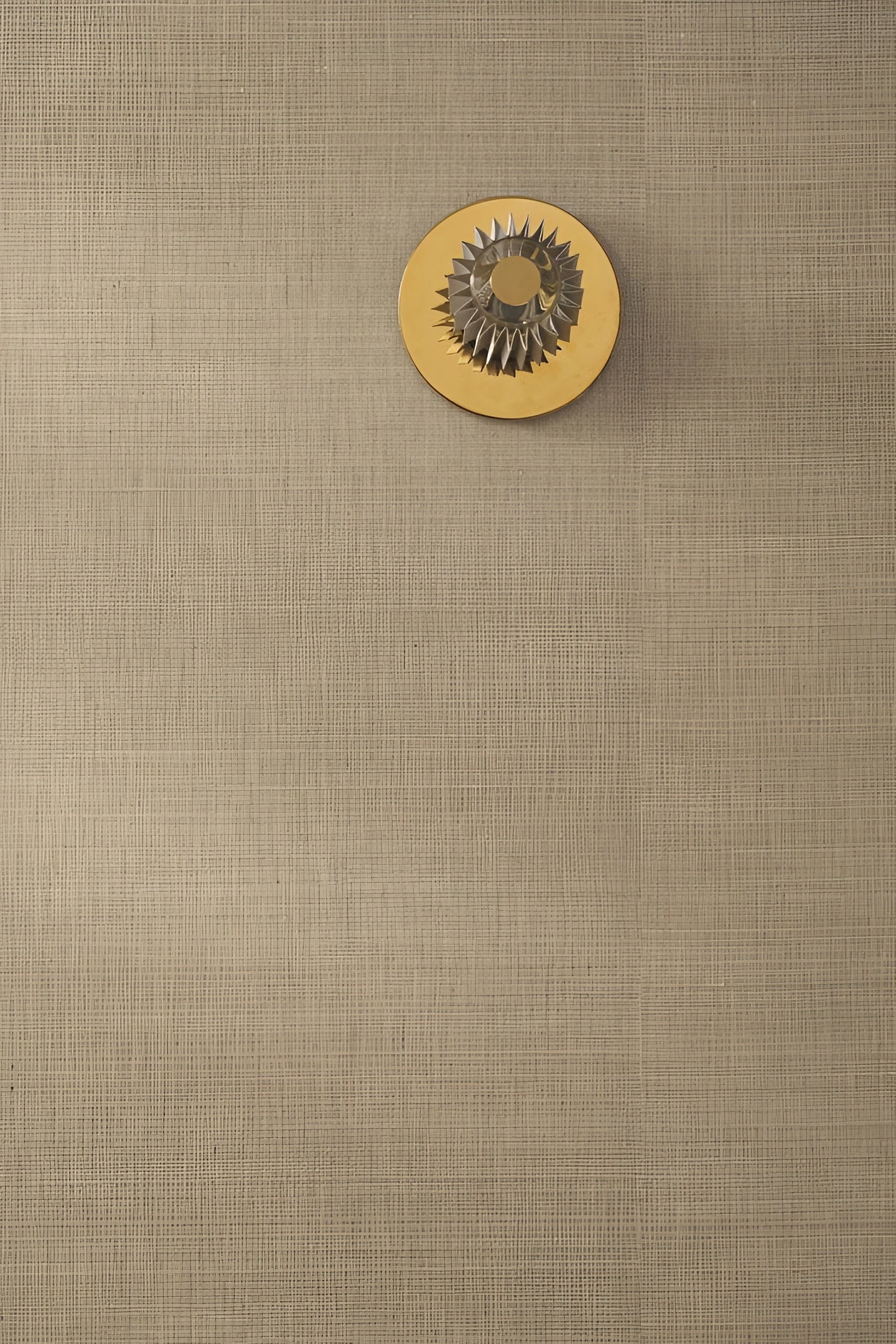 Structuurtapijt geweven van abacafibers ABACA - BEIGE SABLE beige