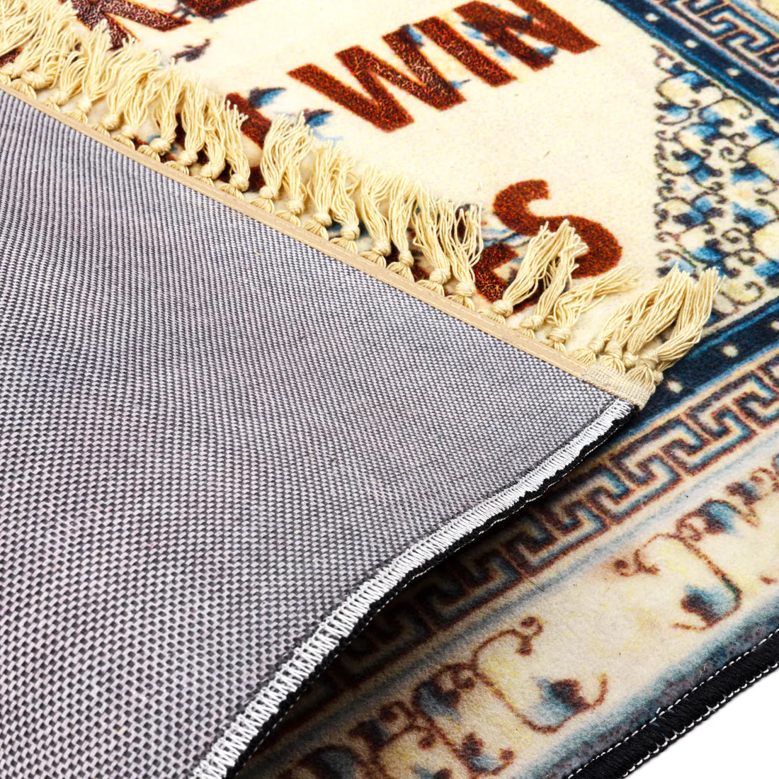 Dekorativer Teppich BURNT - CHOICES cremefarben