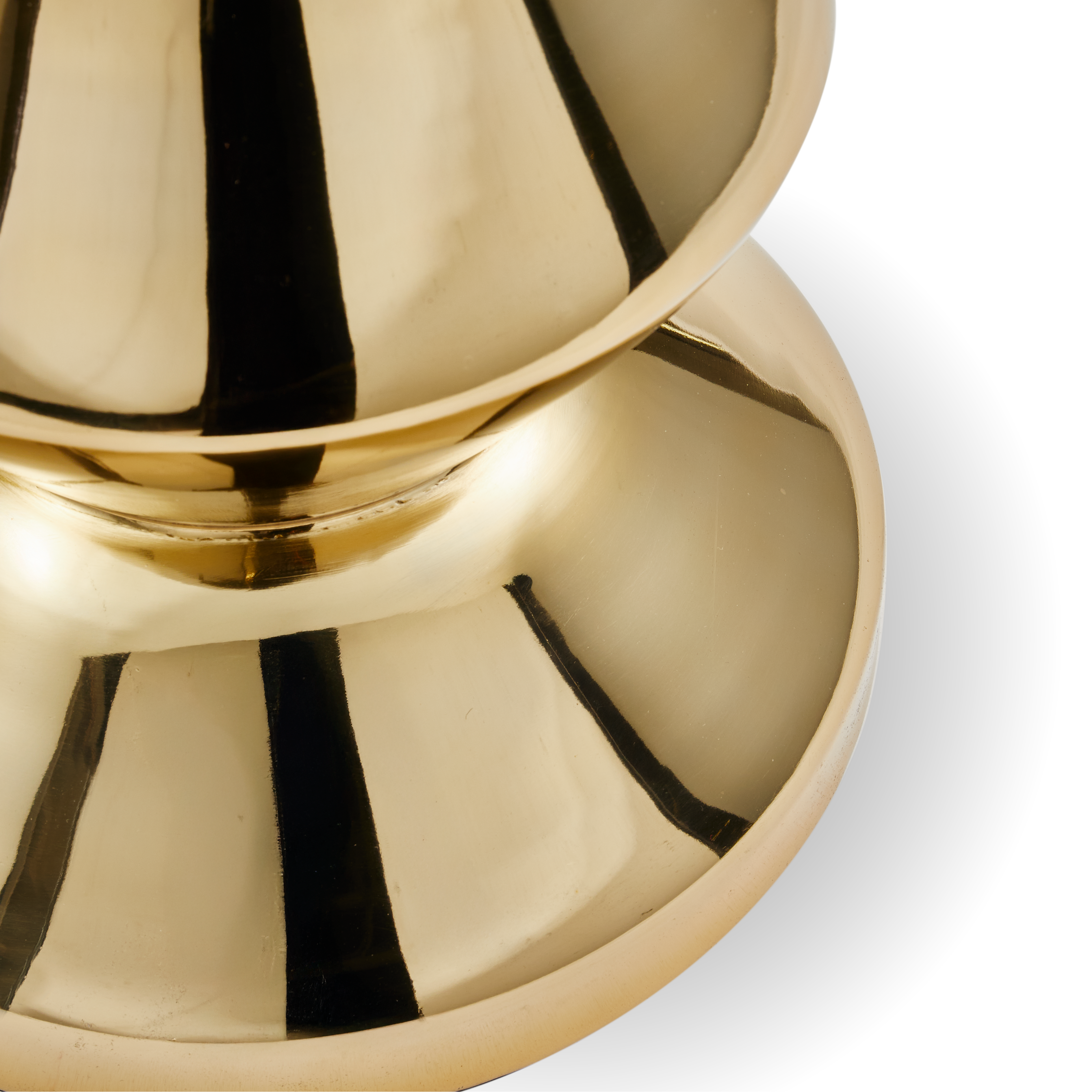 ZIG ZAG METAL Stool Gold