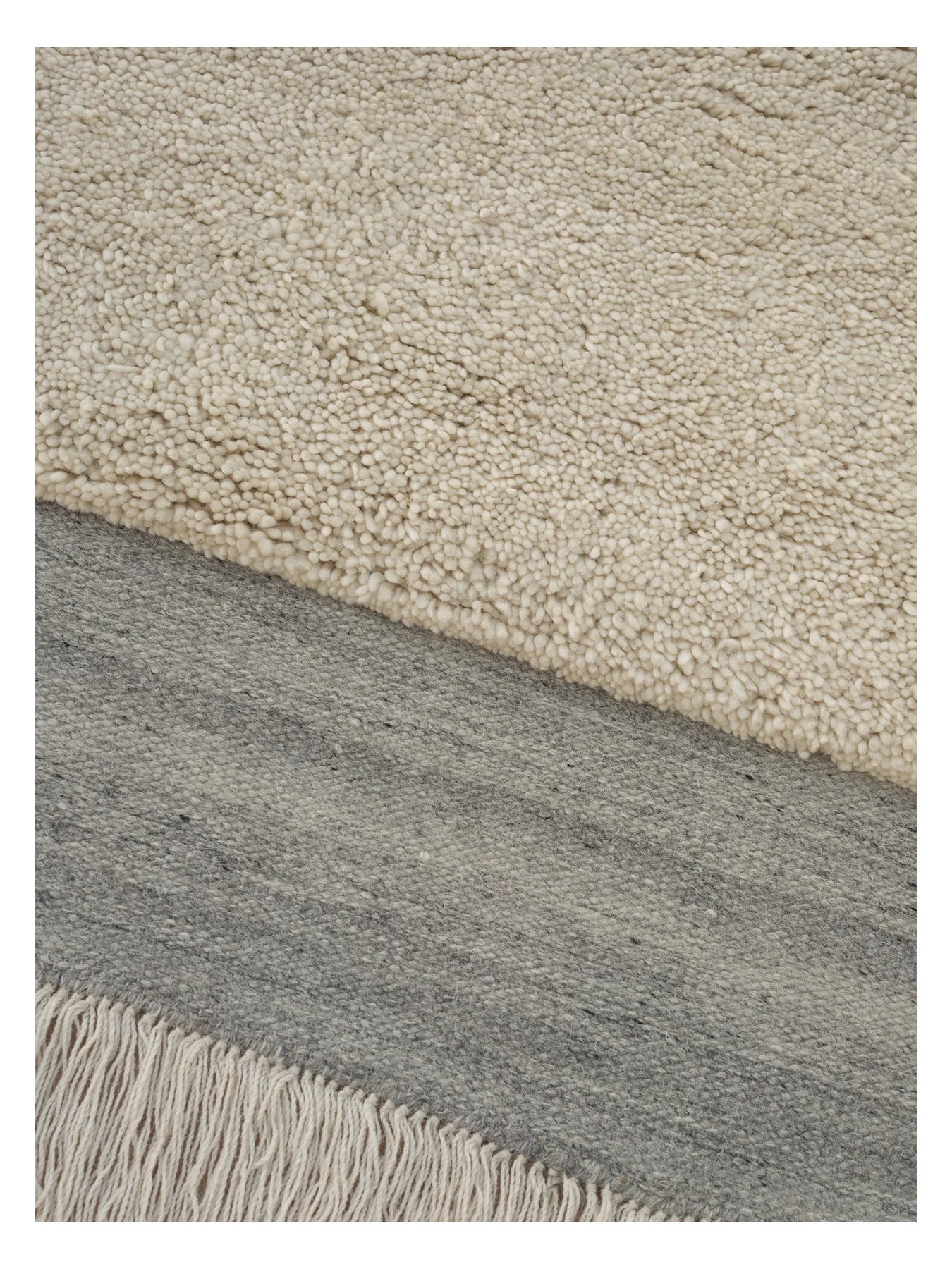 HUMBLE ACT rug broken white with gray