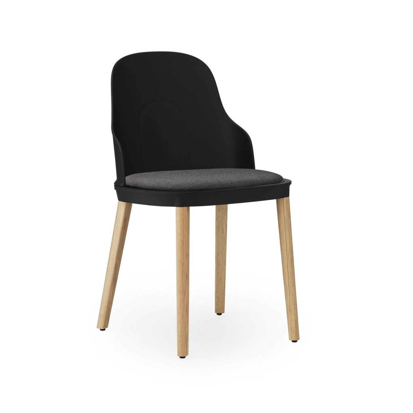 Allez Stuhl Black Sunbrella Canvas mit einer Eichenbasis