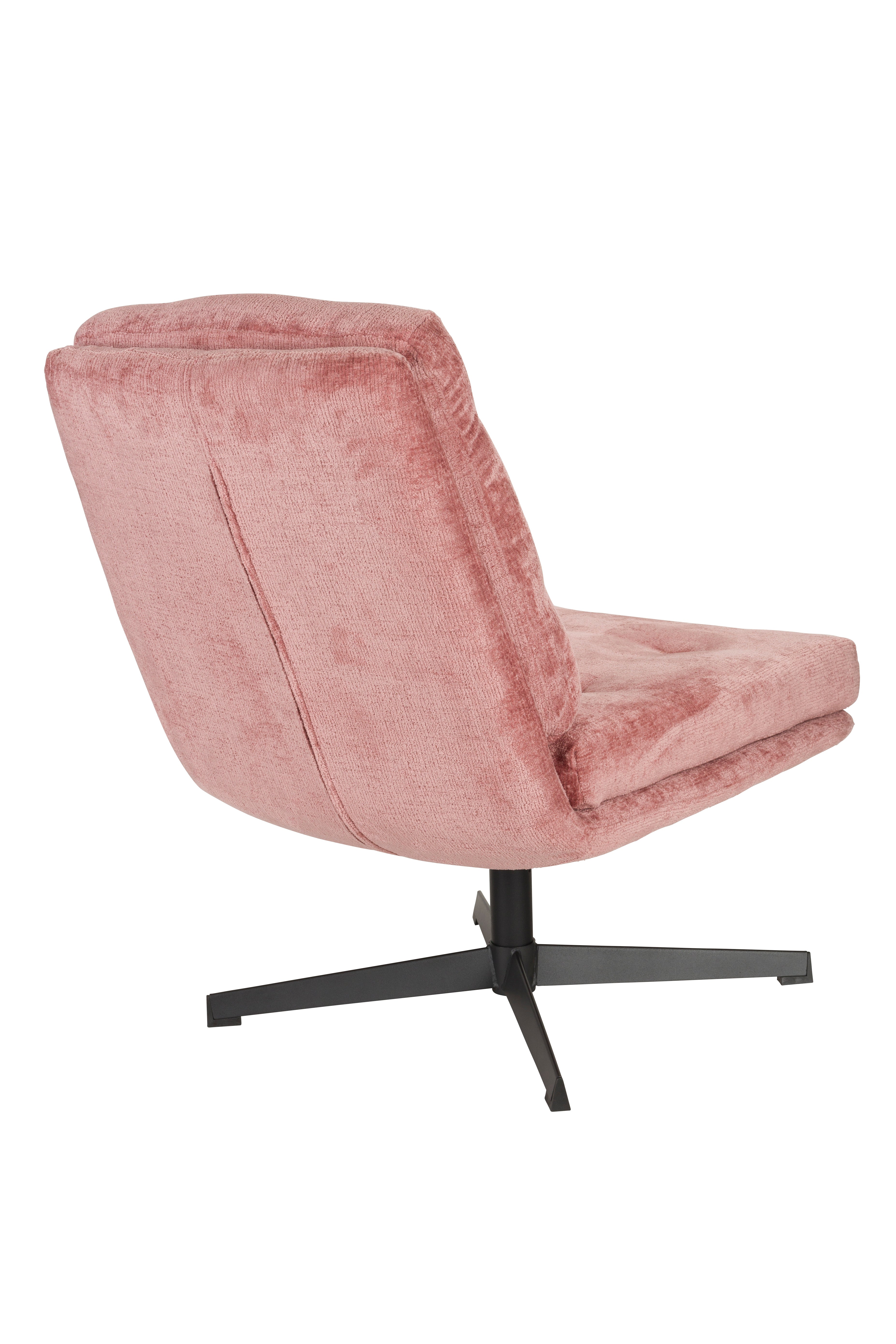 KAI Pink Armchair with Black Base