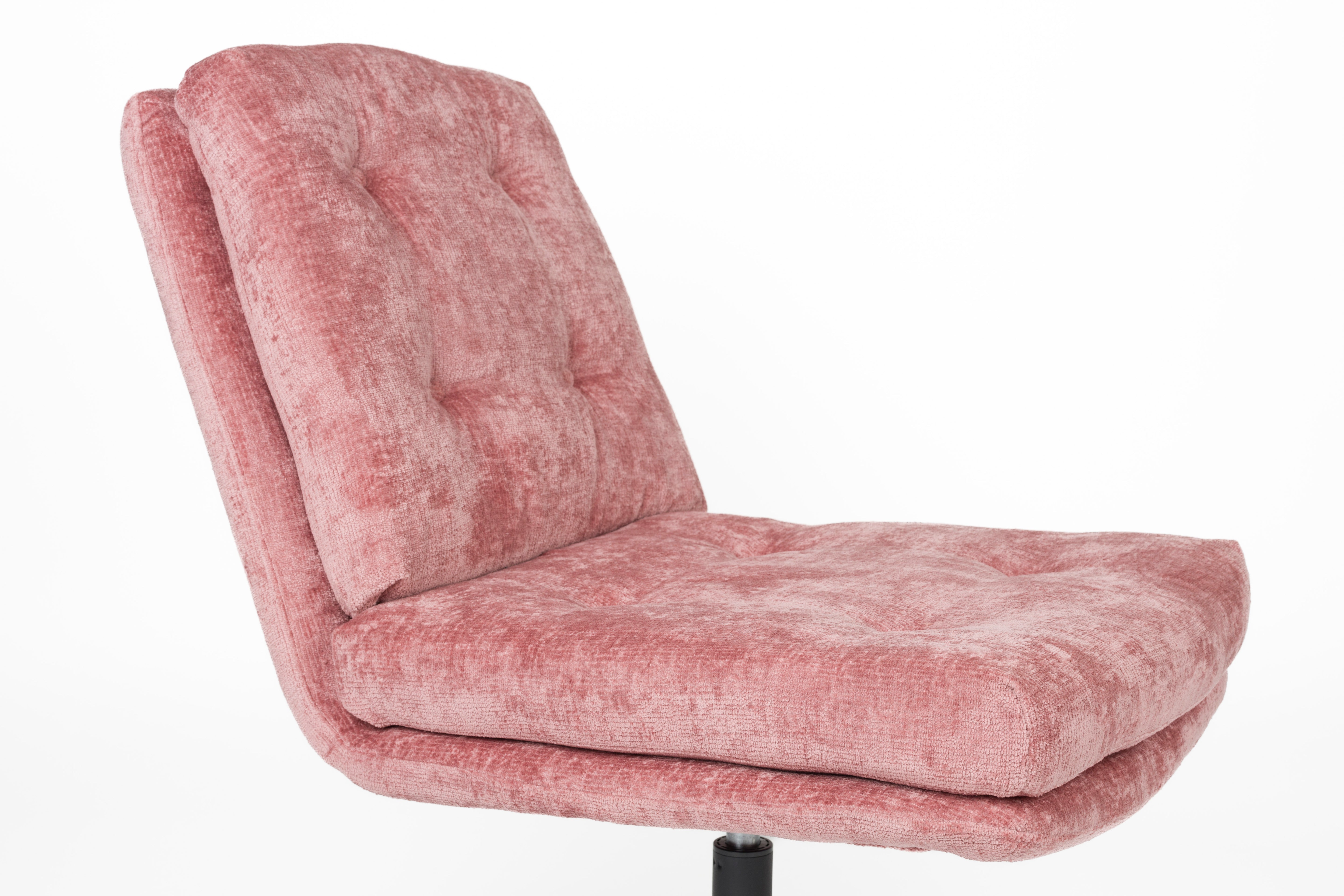 KAI Pink Armchair with Black Base