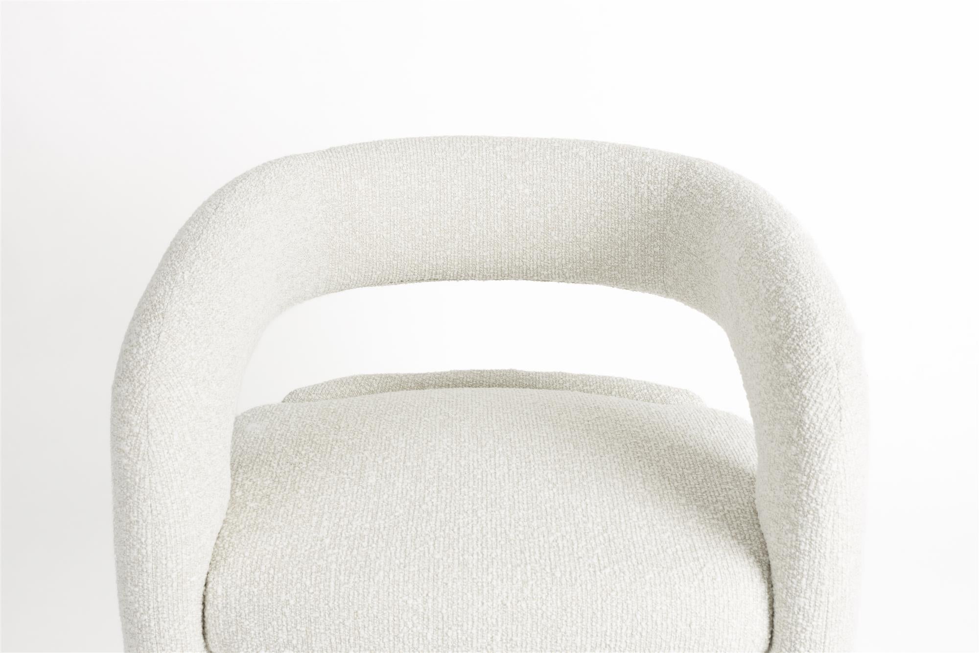 NOVA white armchair