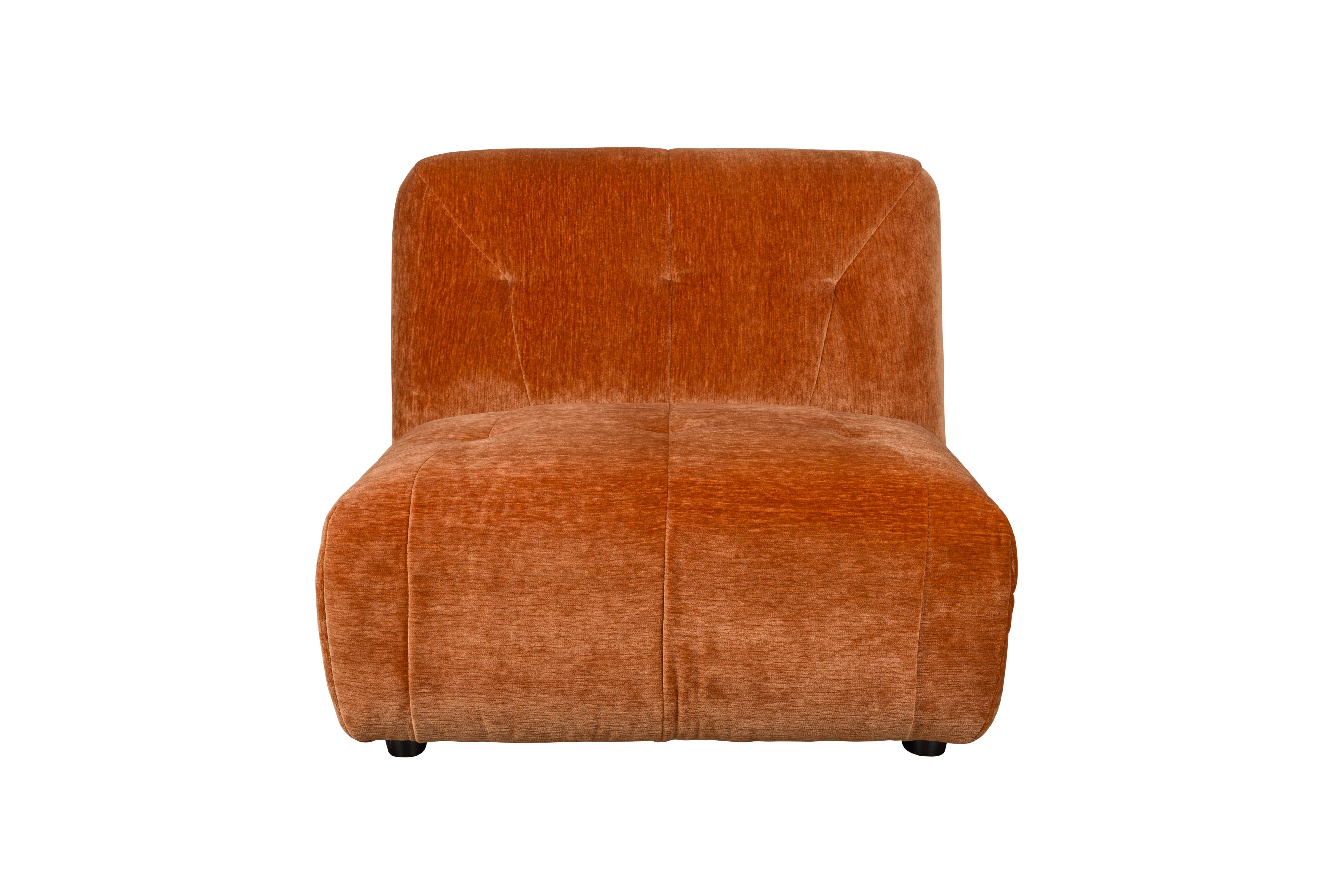 GIADA modular sofa - central element copper velvet