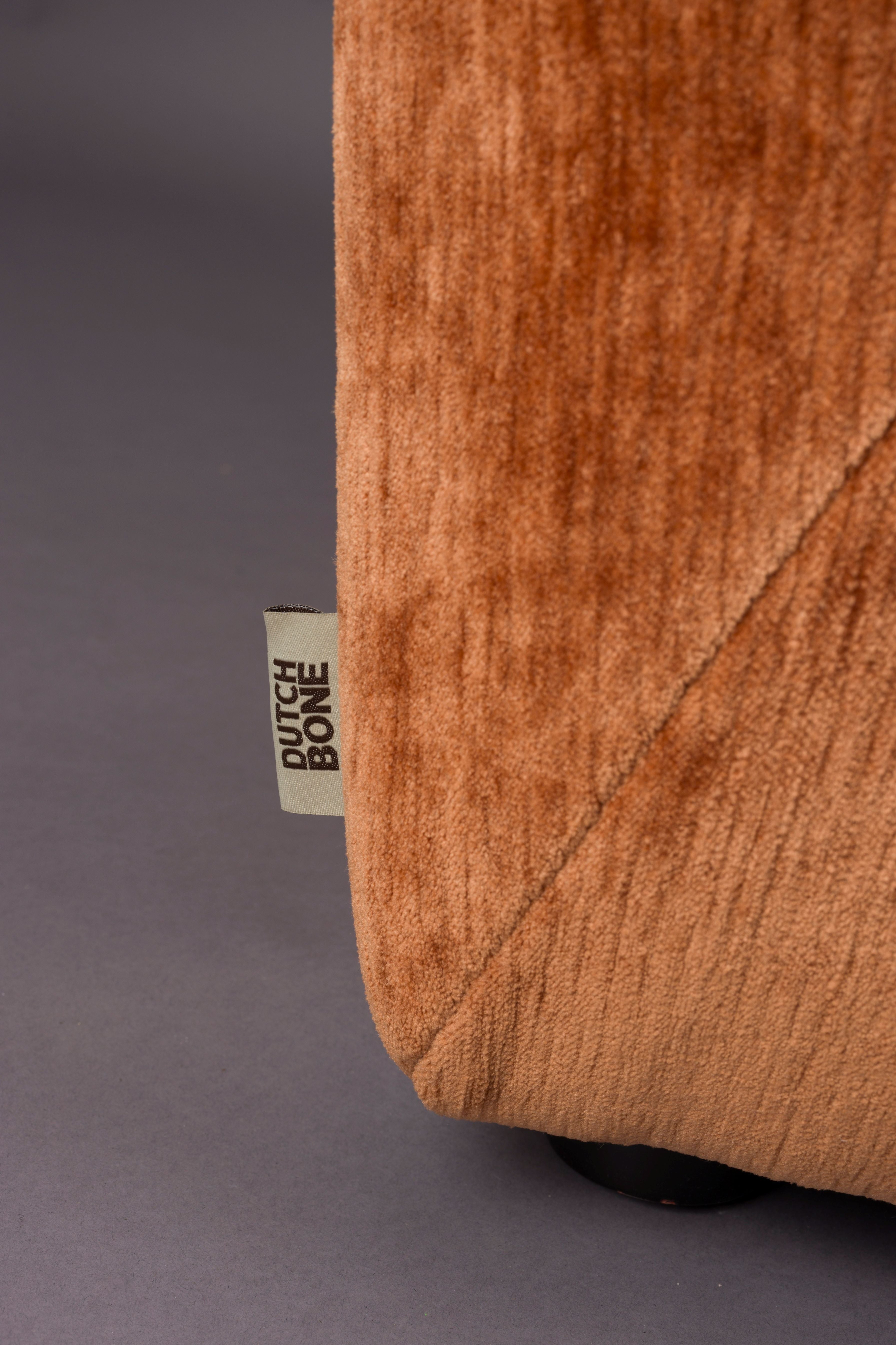 3-seater Sofa GIADA copper velvet