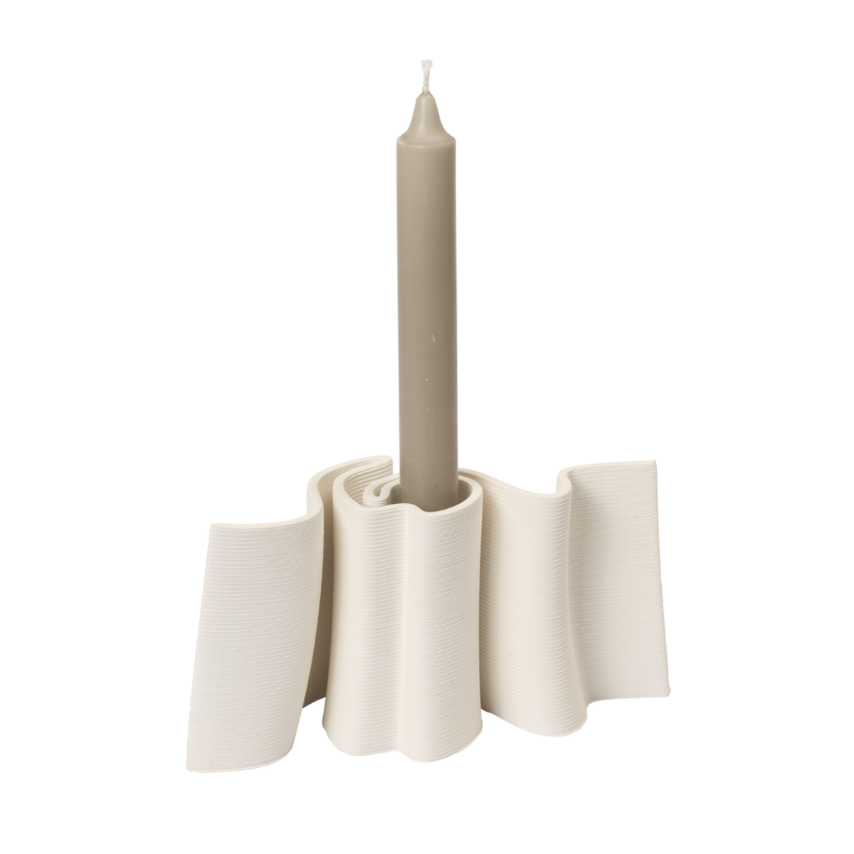 Świecznik DEDALI złamany biały – ferm LIVING
