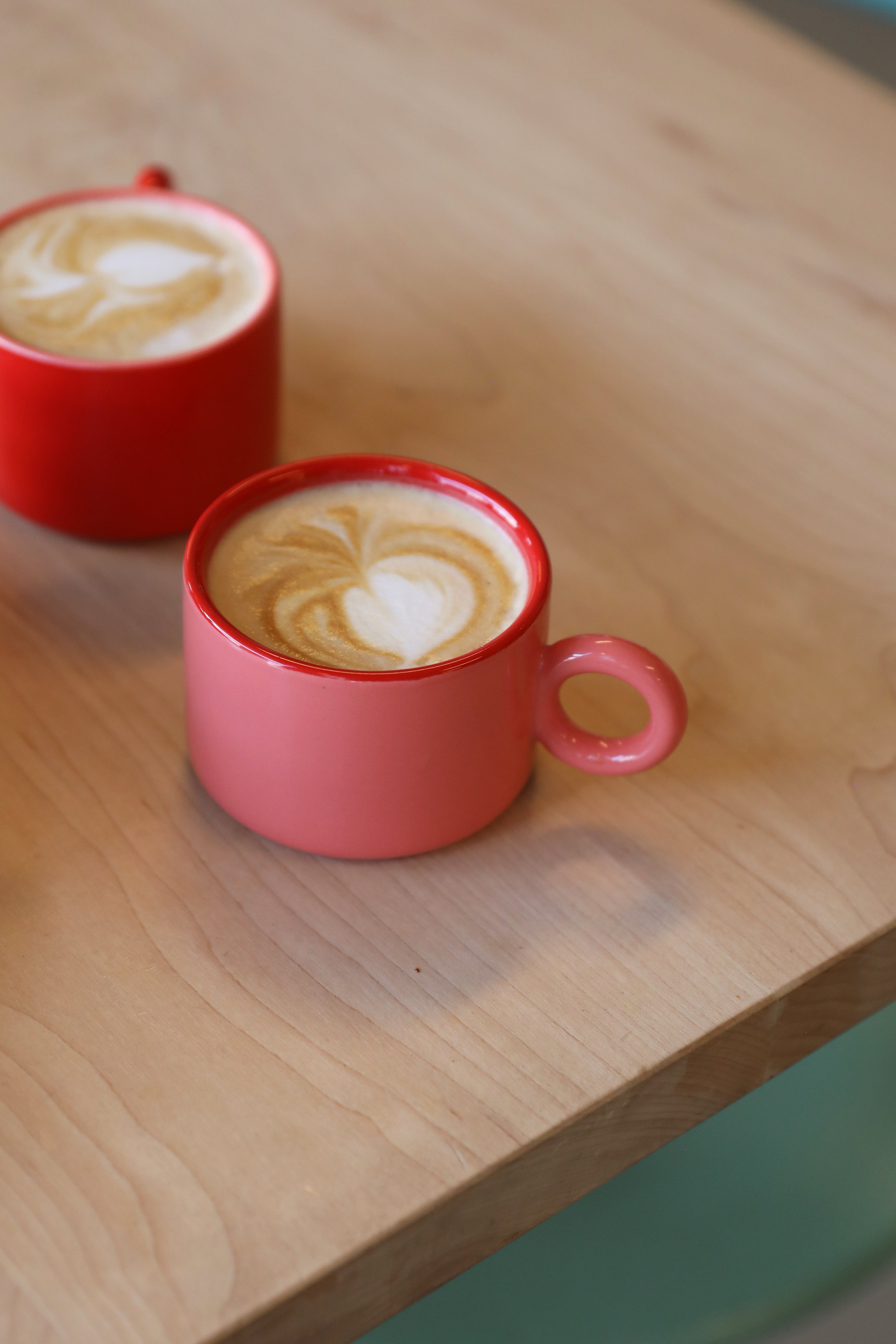 Set van CHIQUITO kopjes rode porselein